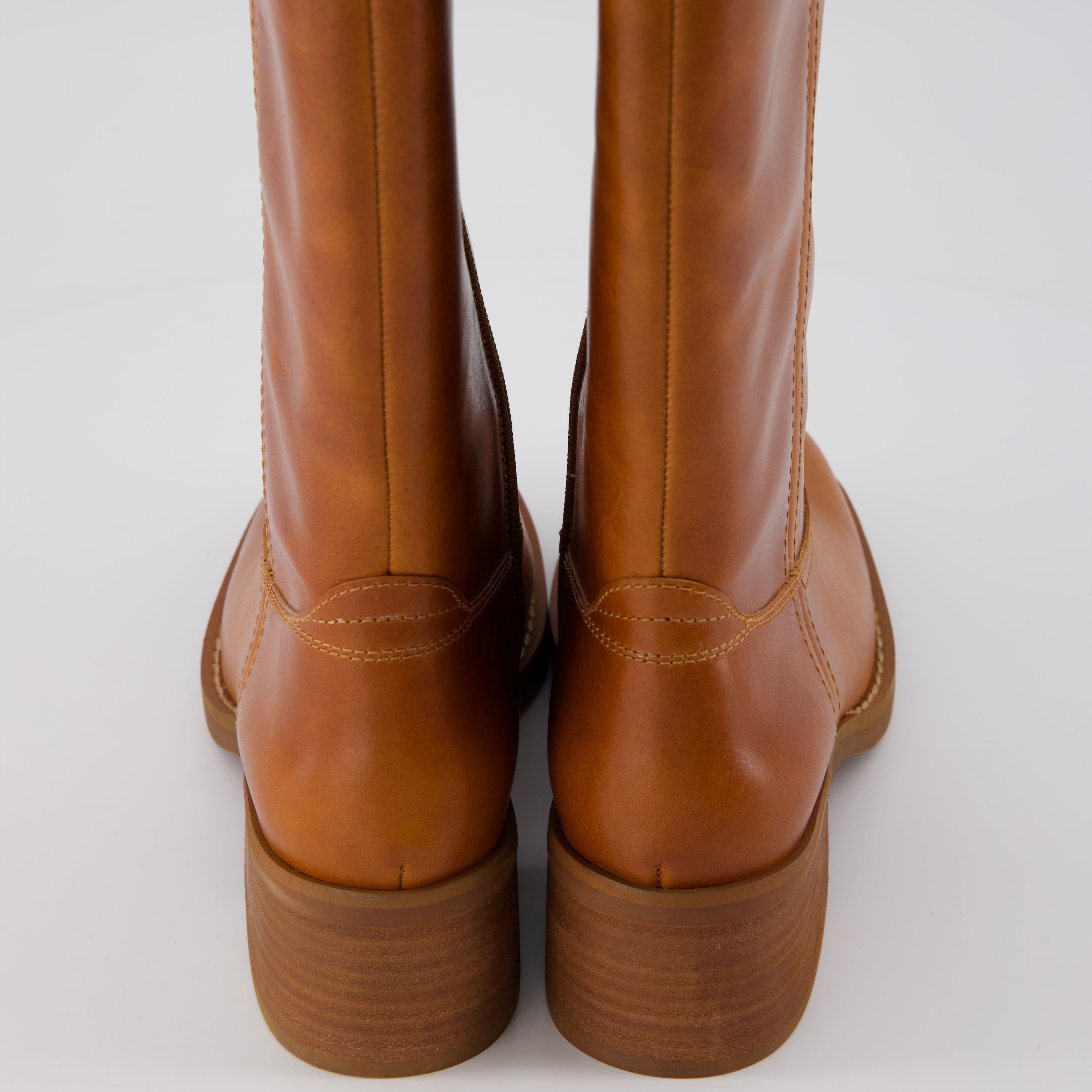 Sawyer Leather Boot Saddle Leather Medium