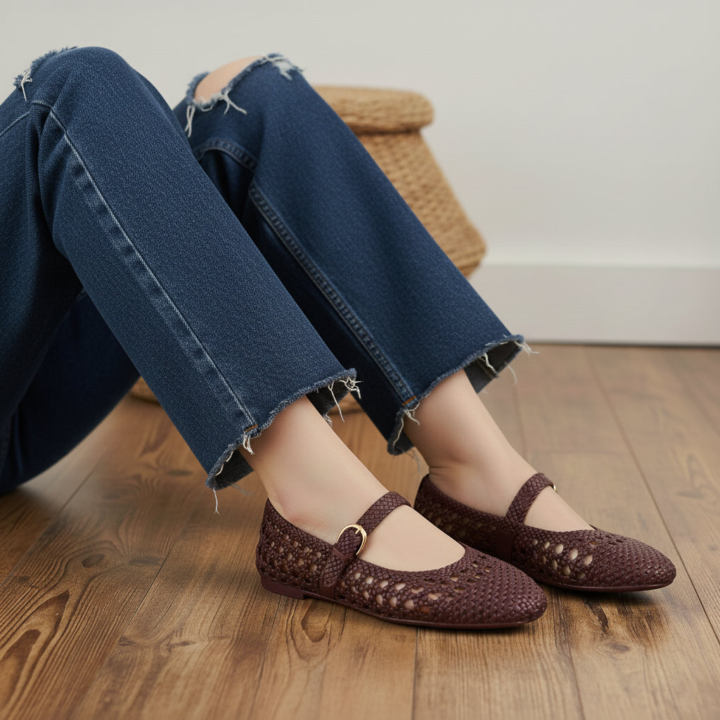 Windsor Woven Mary Jane