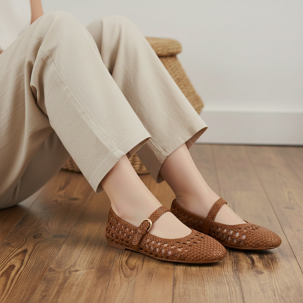 Windsor Woven Mary Jane