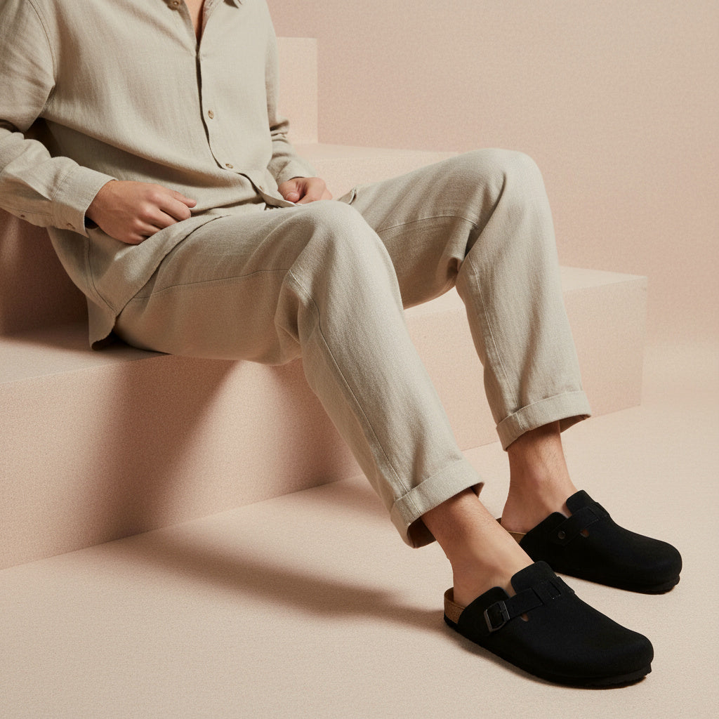 Haze Men's Leather Clog