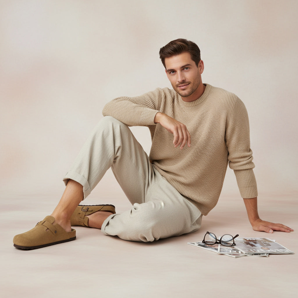 Haze Men's Leather Clog