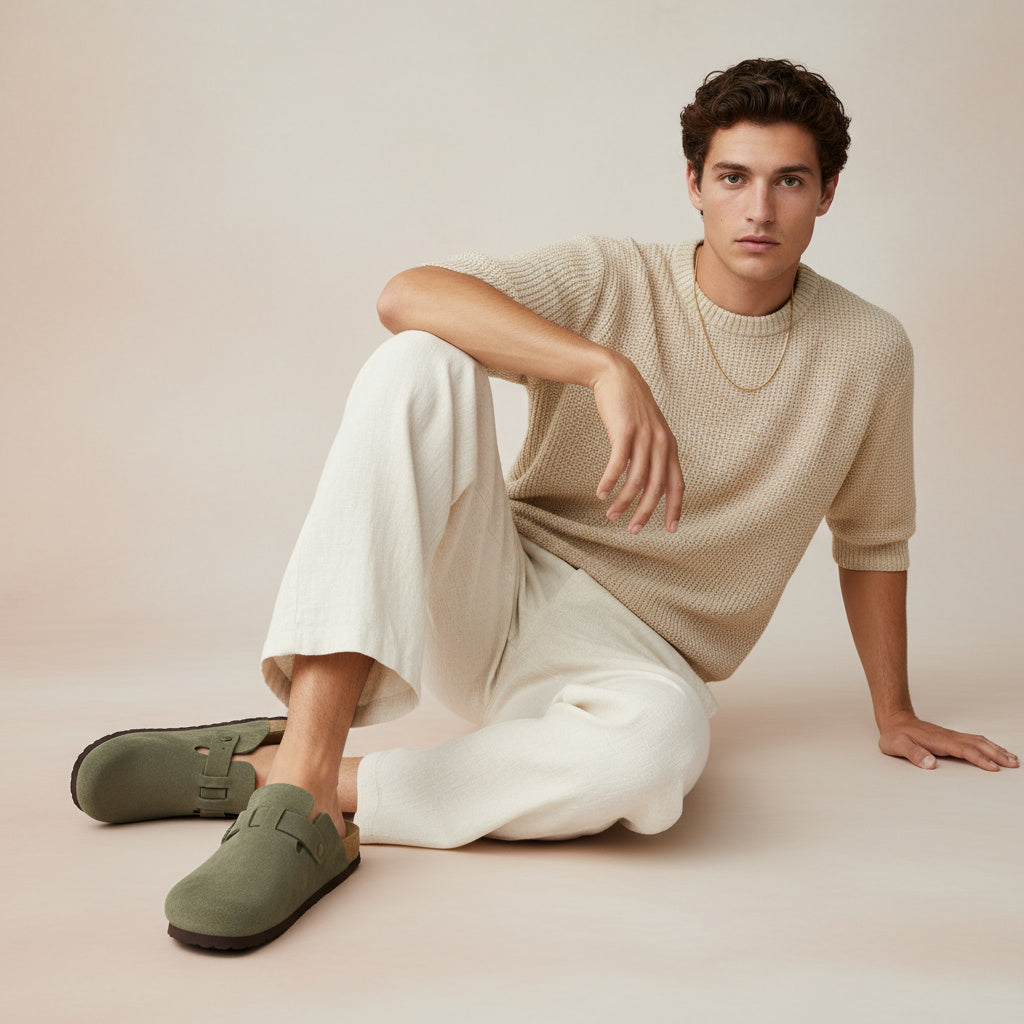 Haze Men's Leather Clog