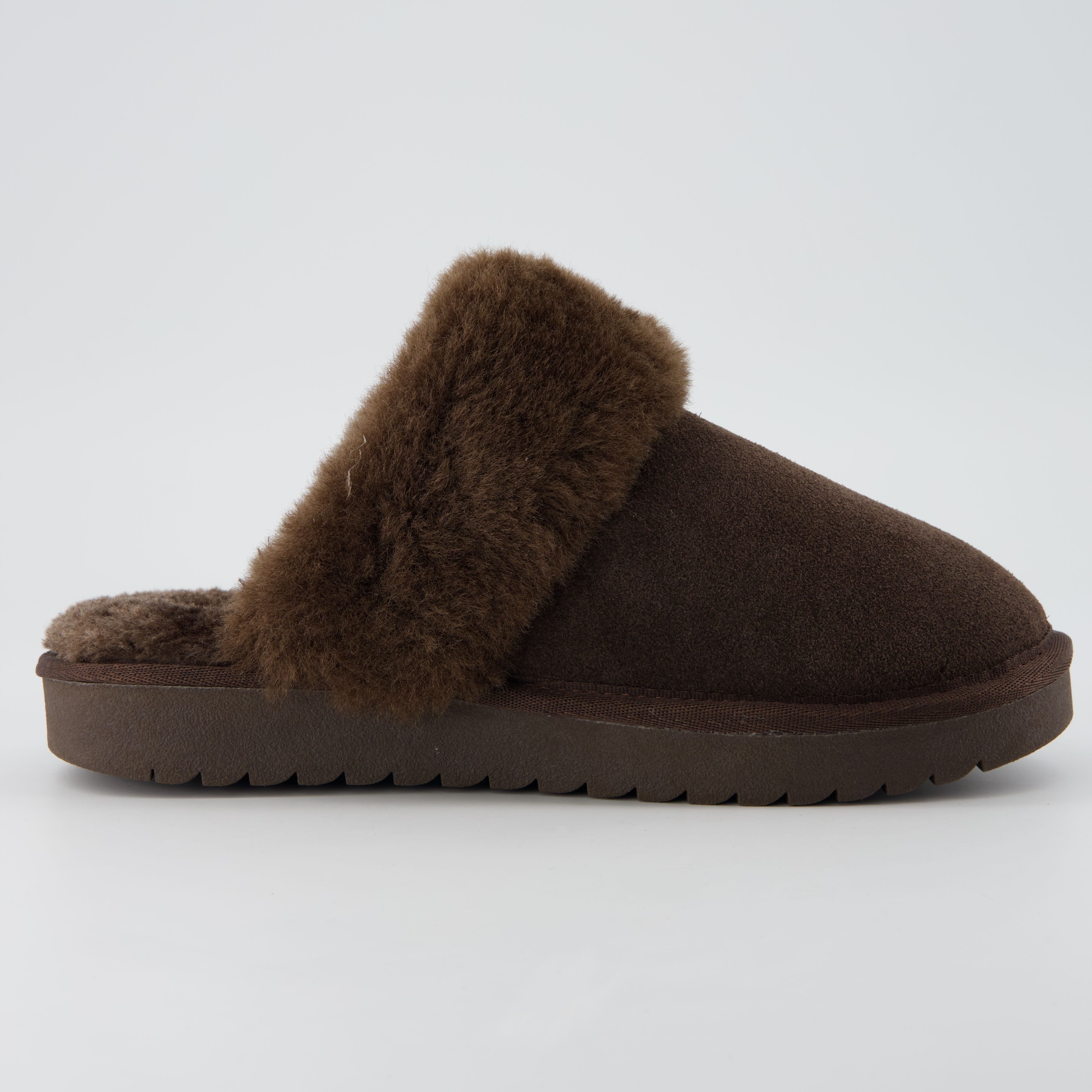 Hush Suede Slippers Espresso