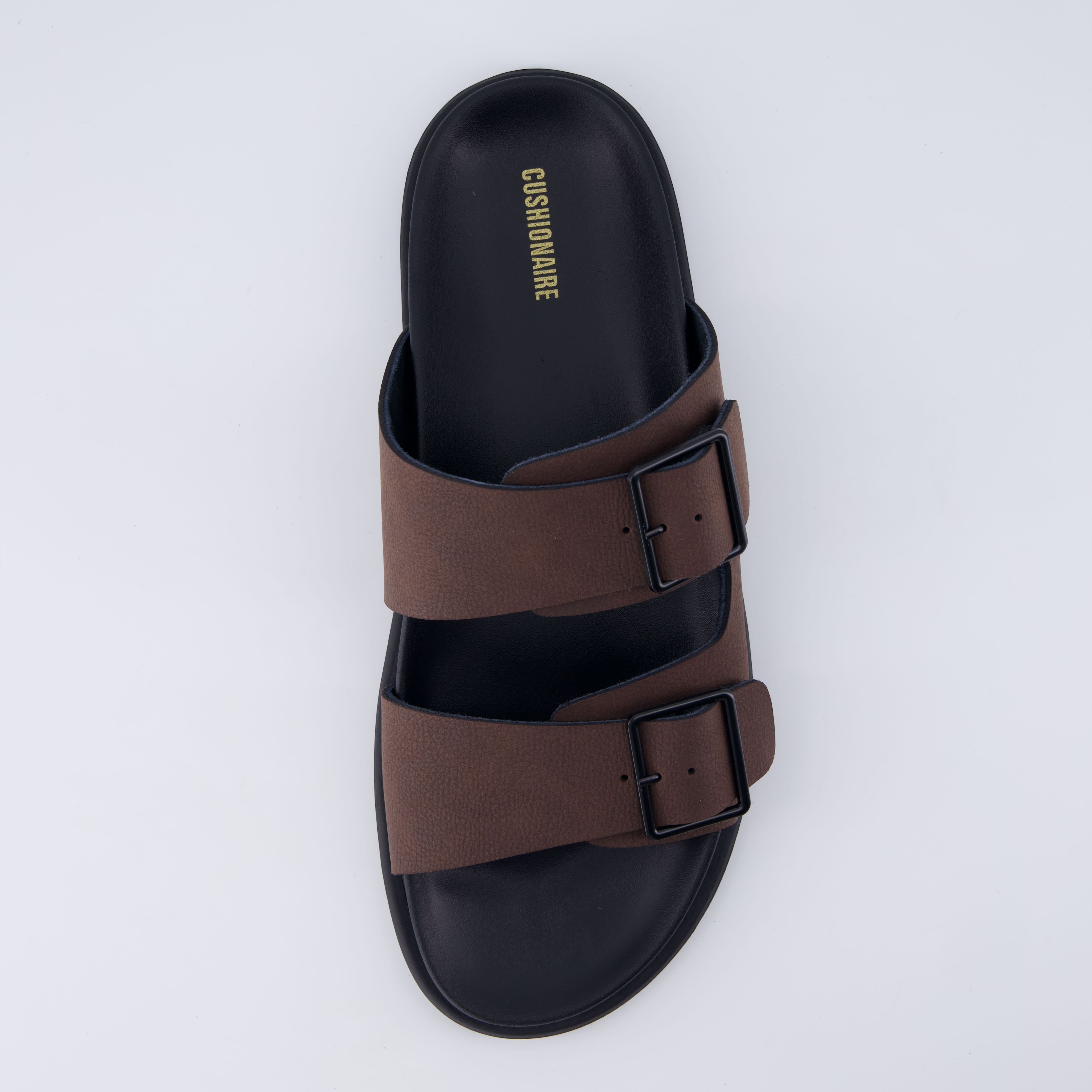 Alpha Genuine Leather Mens Sandals Brown Medium