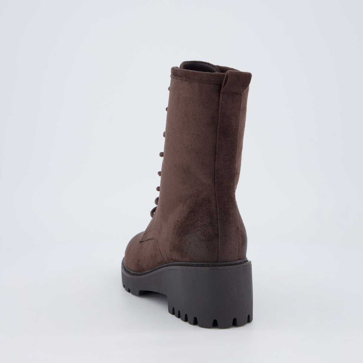 Andie Combat Ankle Boots Chocolate Medium