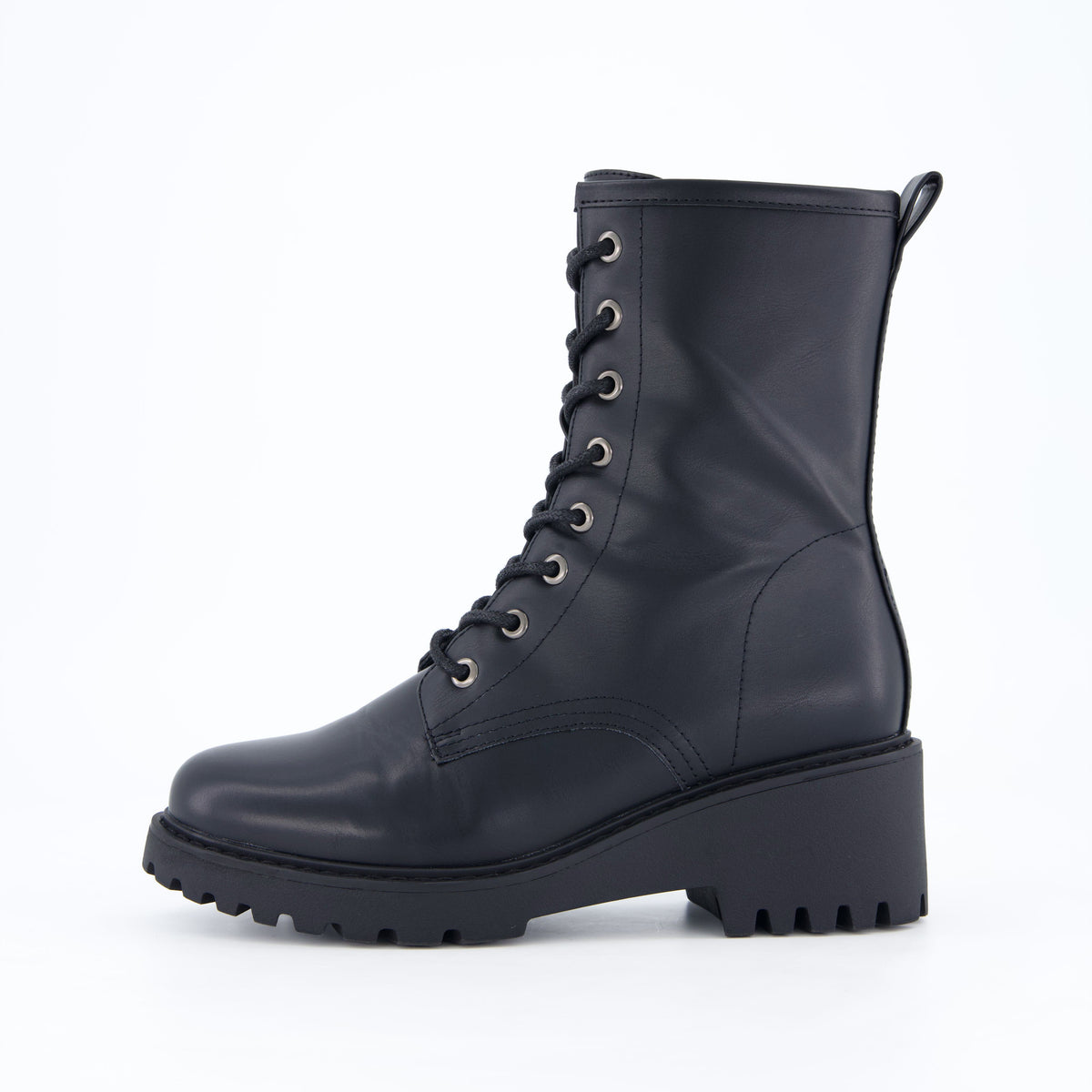 Andie Combat Ankle Boots Black Medium