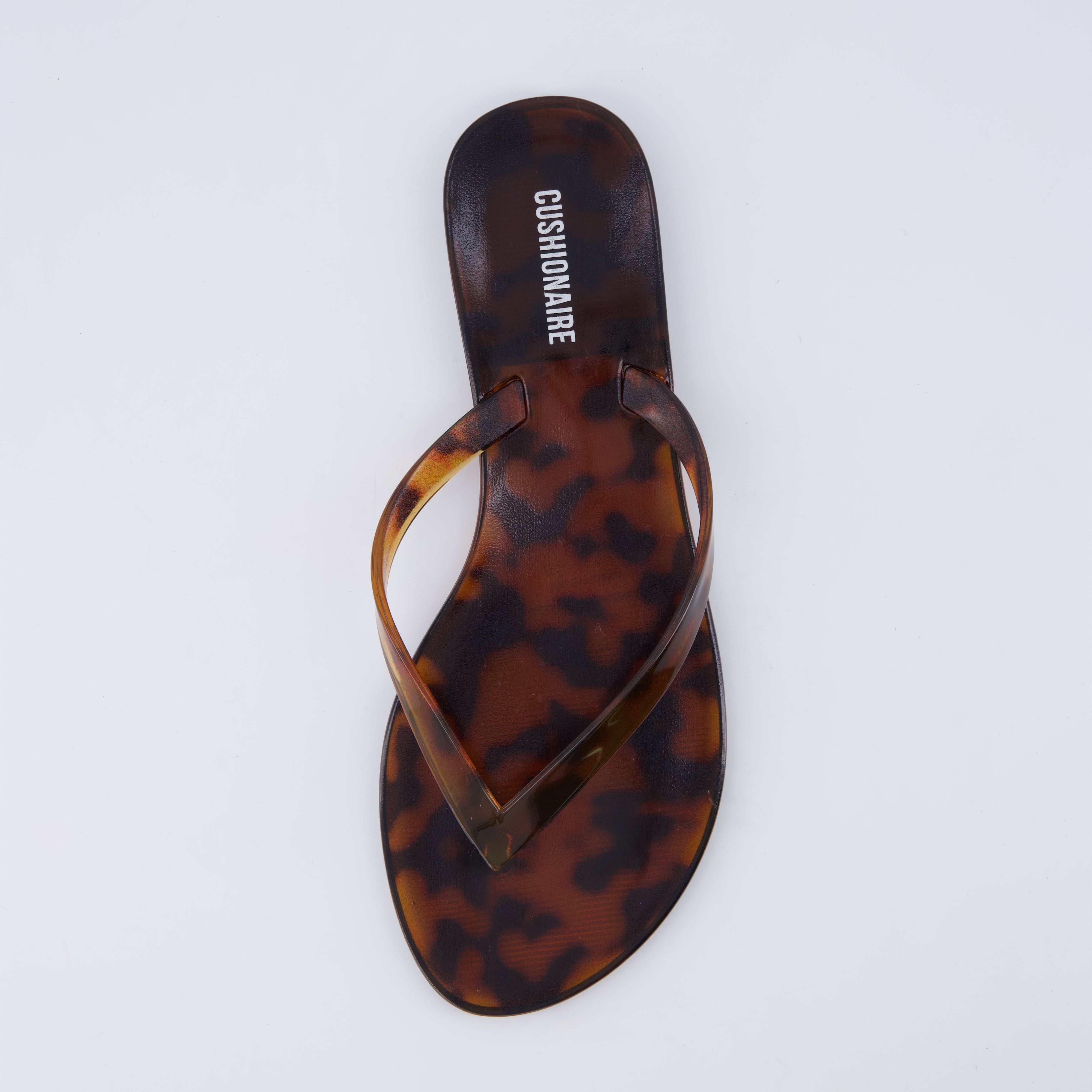 Aqua Jelly Flip Flops Tortoise Medium