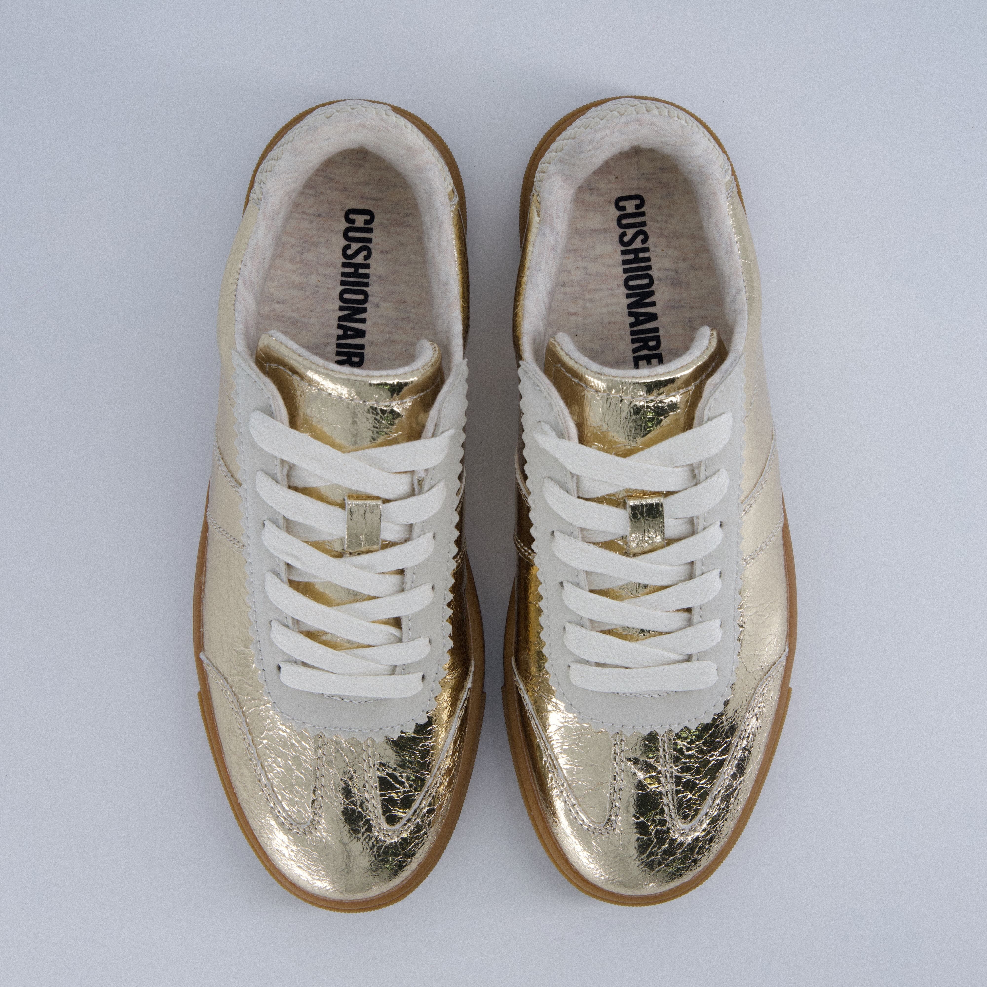 Balance Lace Up Sneaker Golden