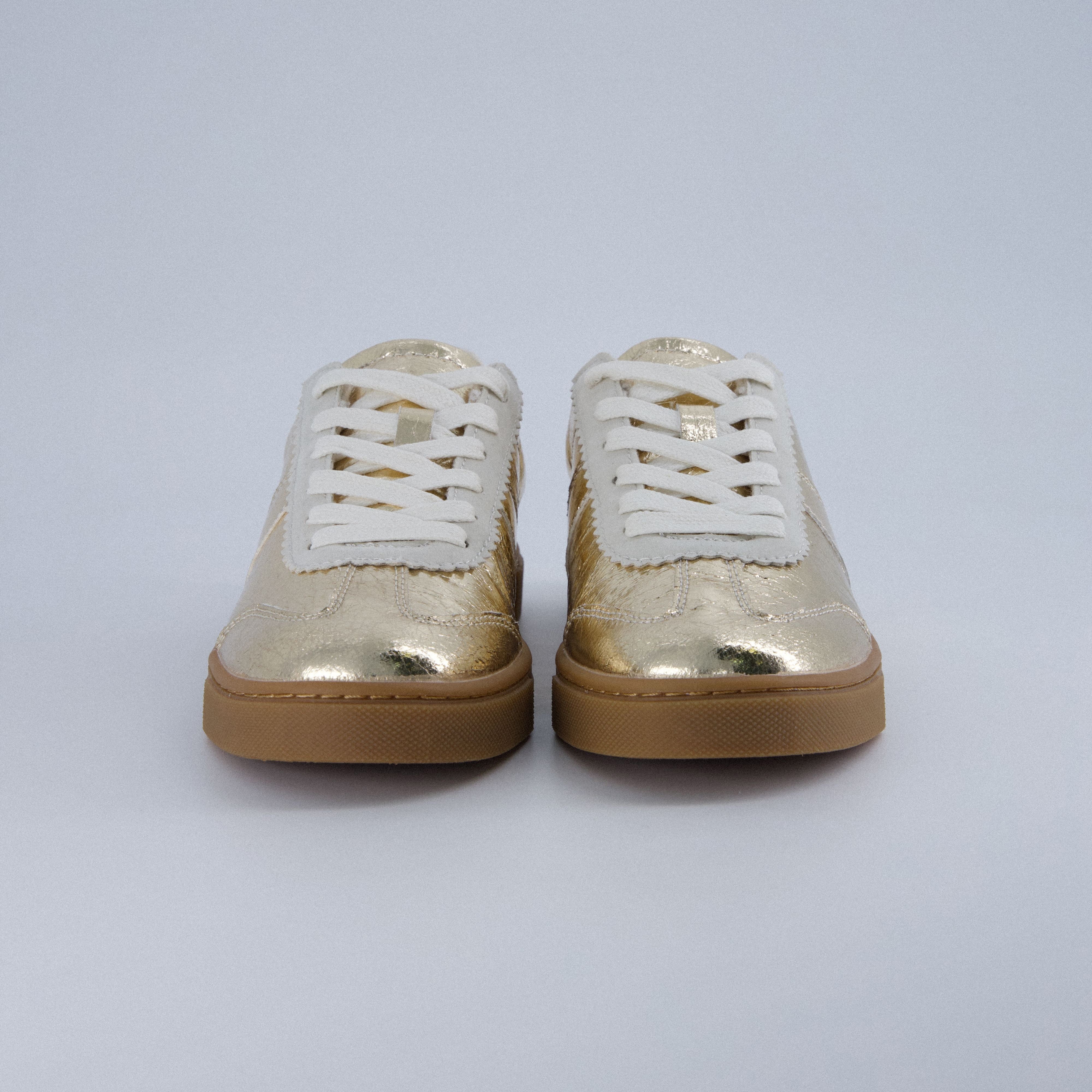 Balance Lace Up Sneaker Golden