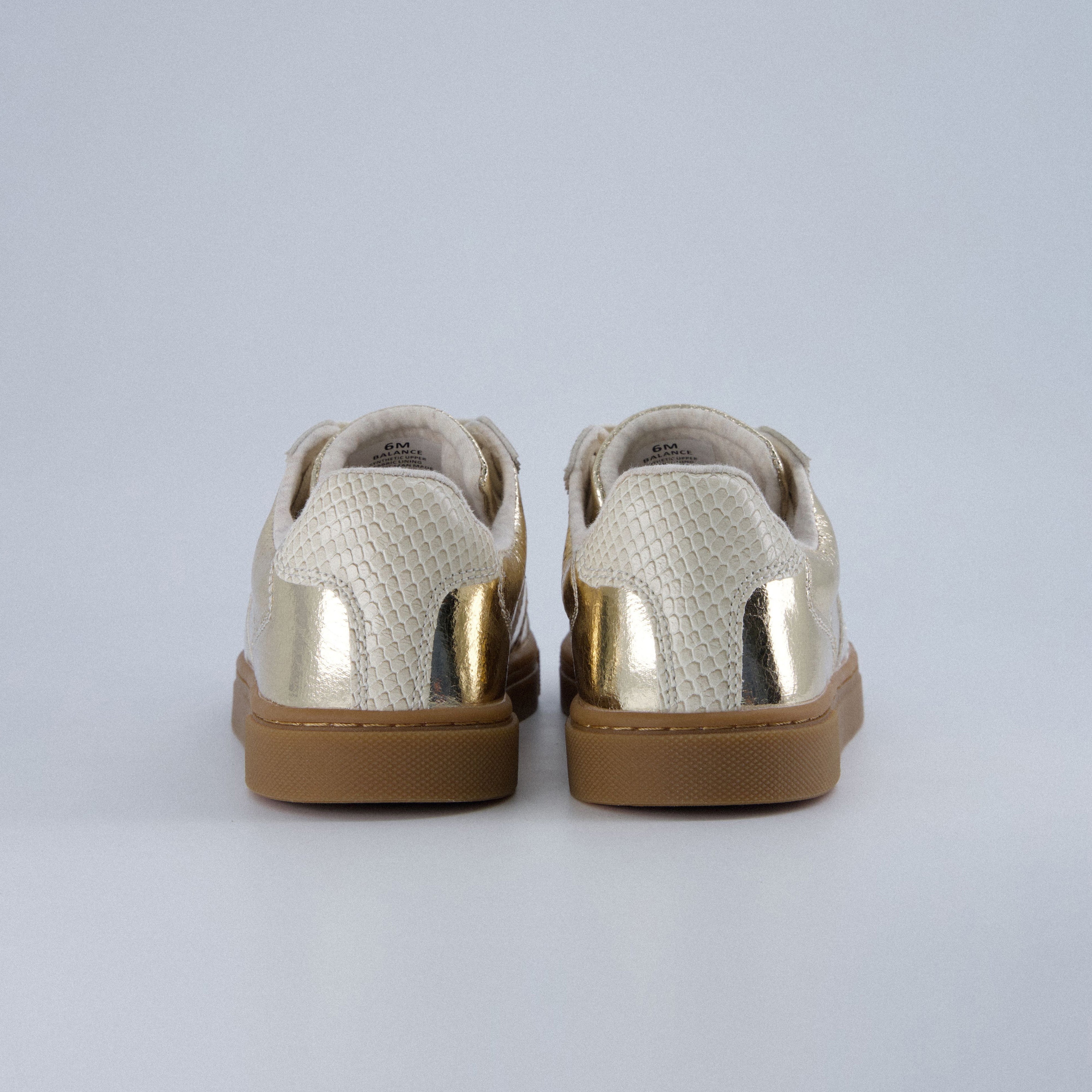 Balance Lace Up Sneaker Golden