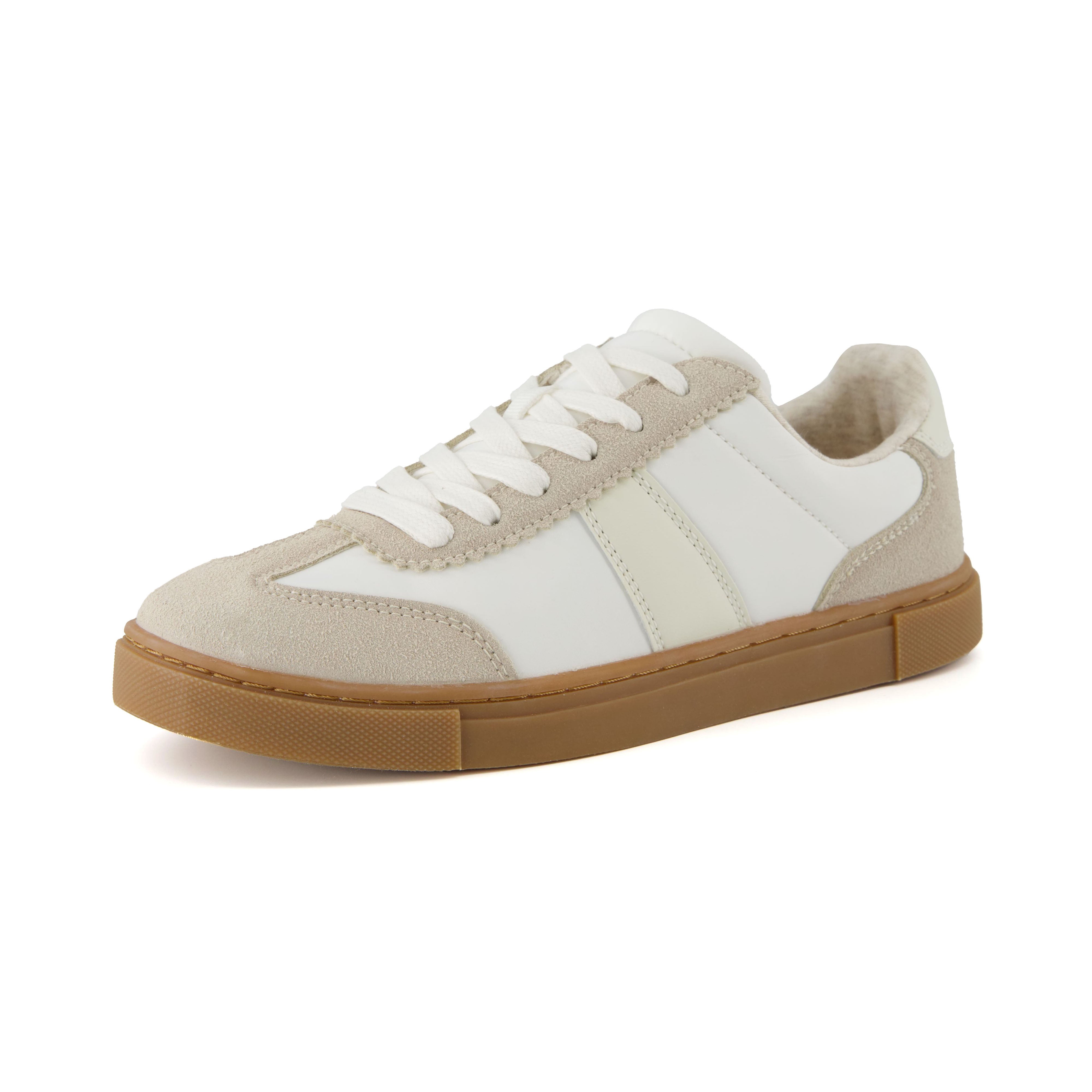 Balance Lace Up Sneaker Ivory