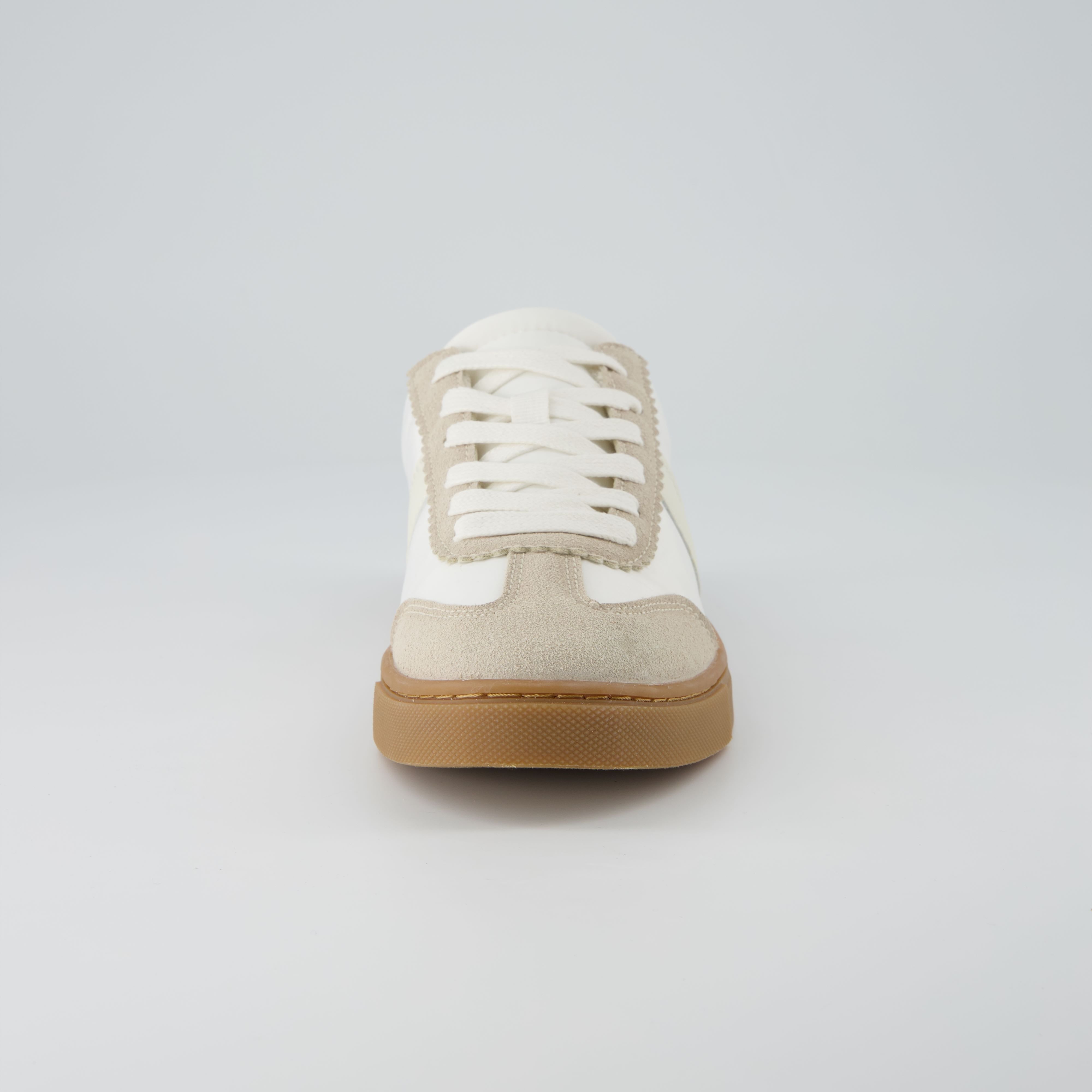 Balance Lace Up Sneaker Ivory
