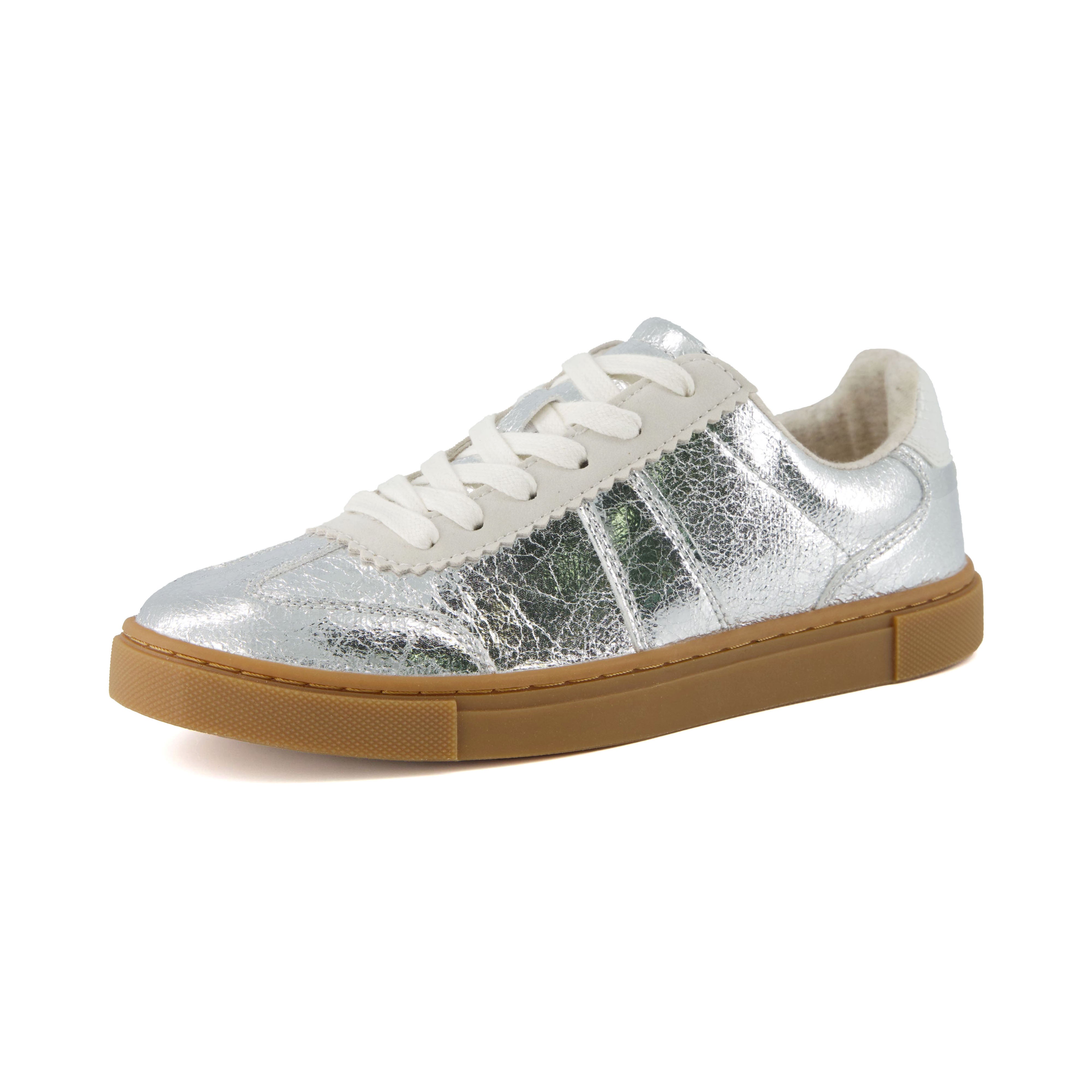 Balance Lace Up Sneaker Silver