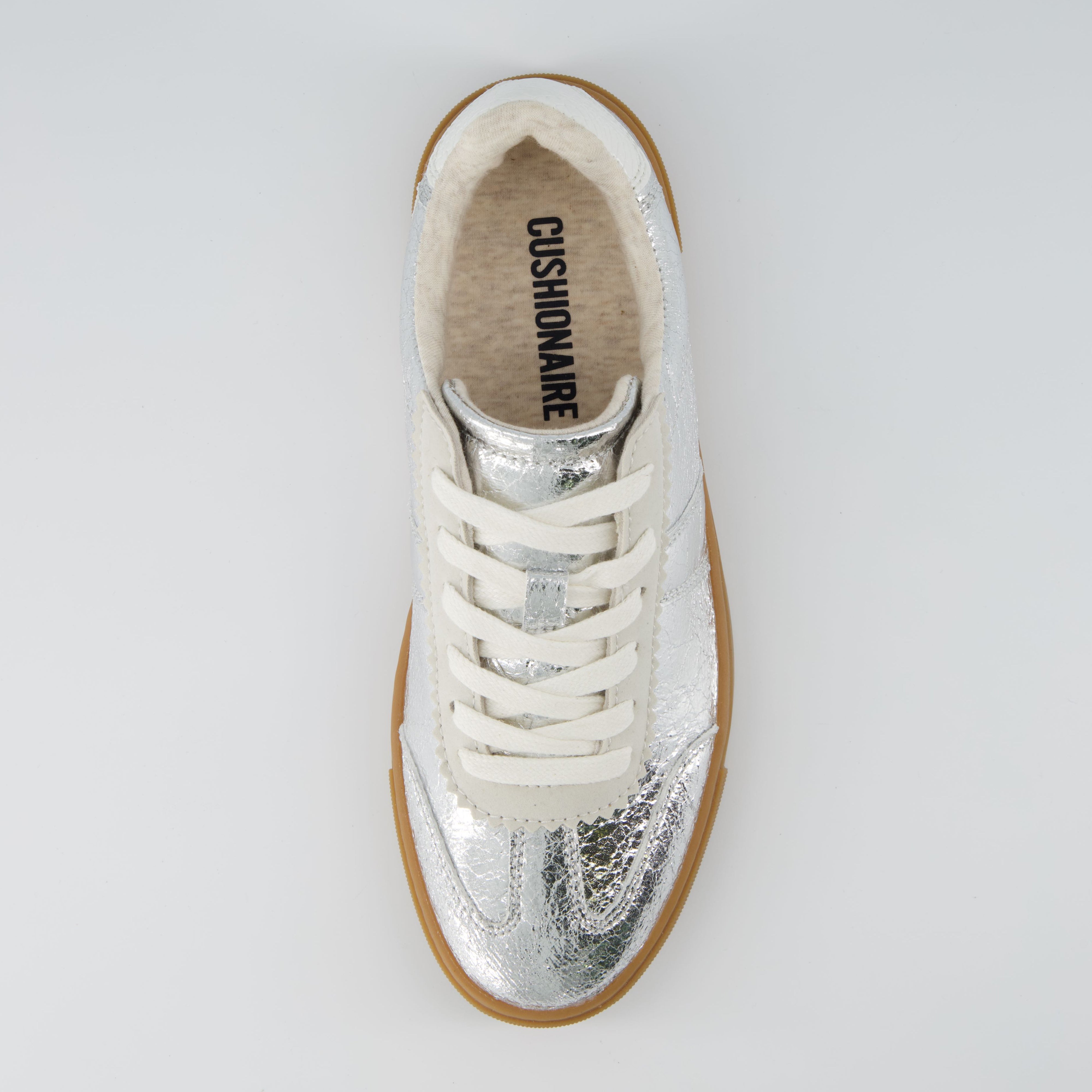 Balance Lace Up Sneaker Silver