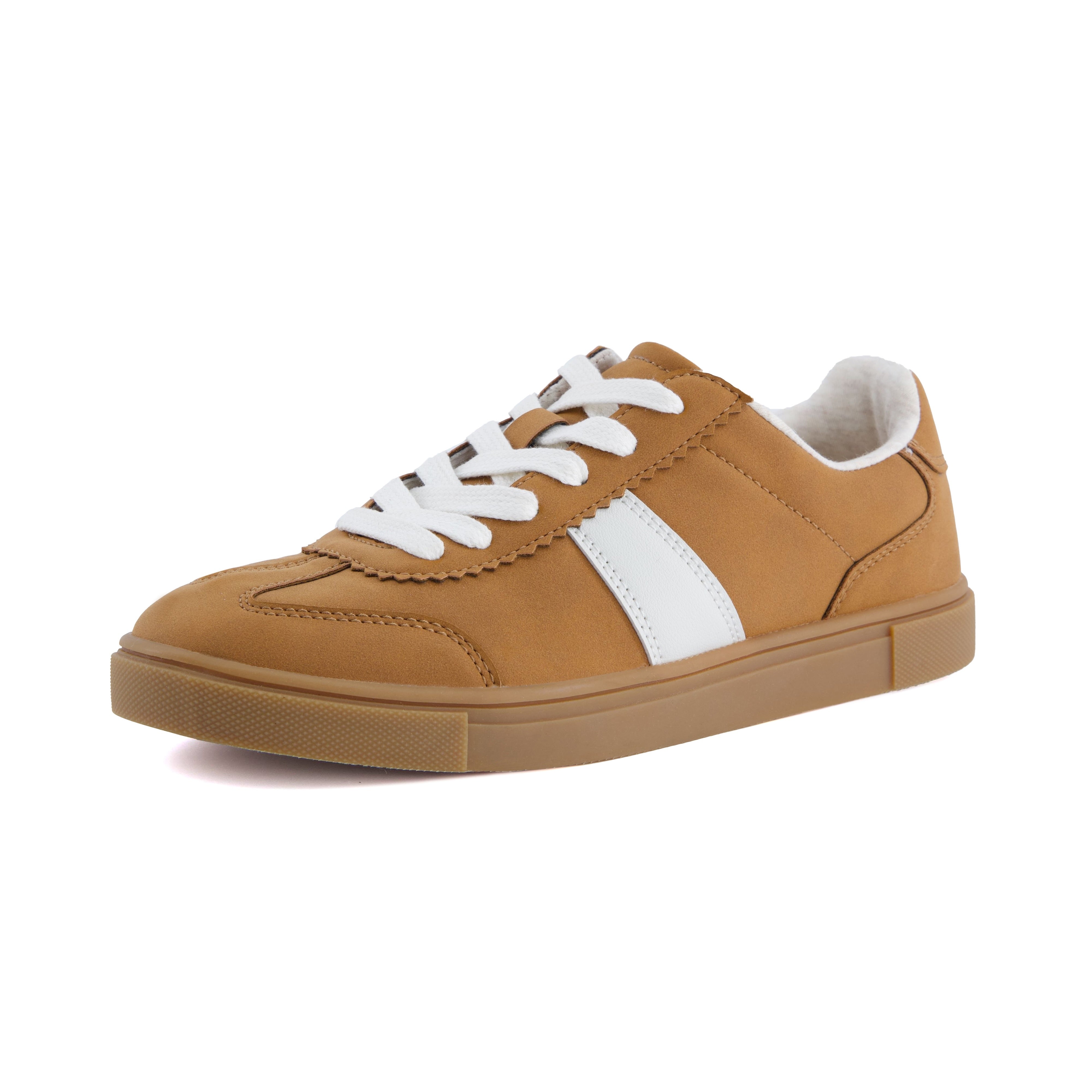Balance Lace Up Sneaker Tan