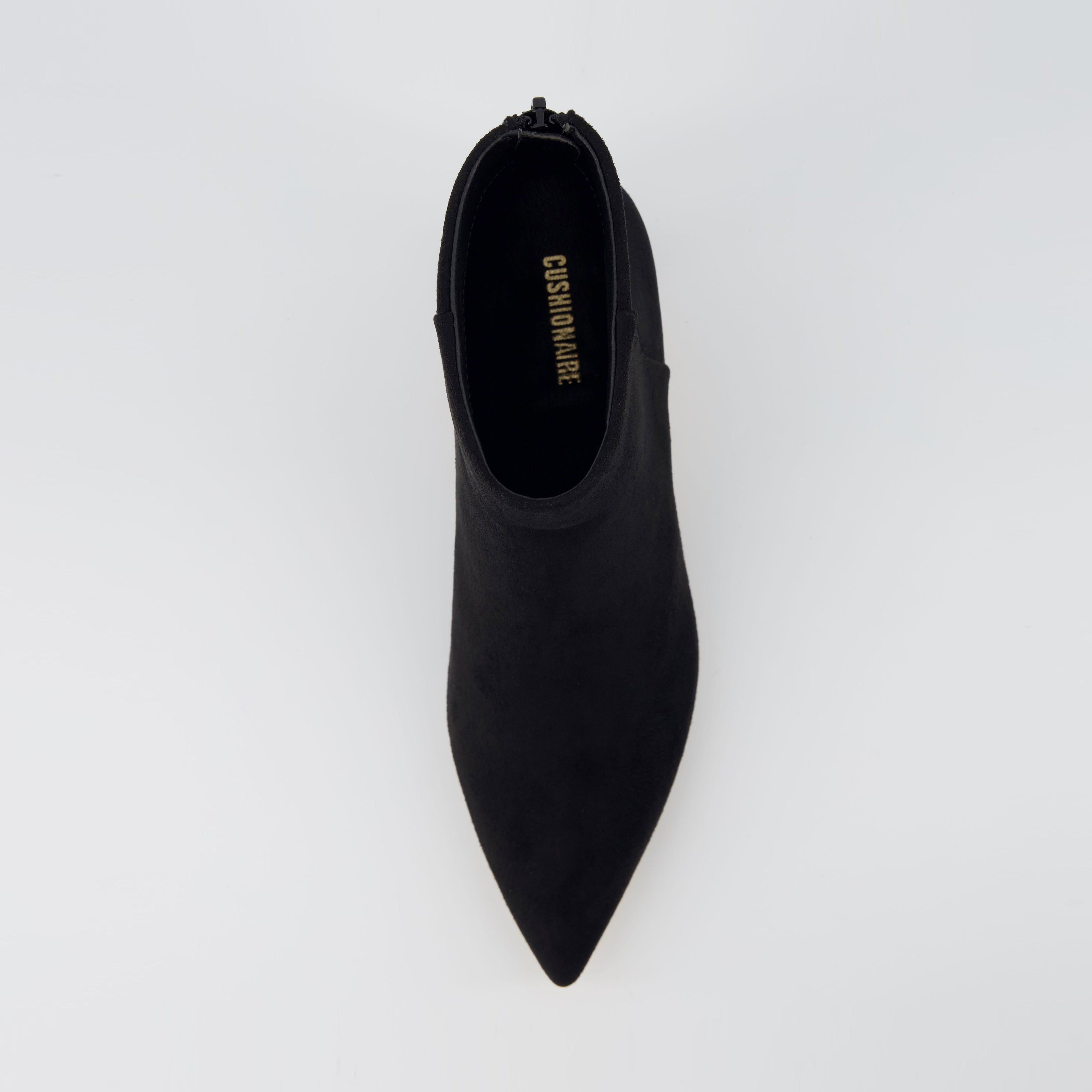 Barbie Kitten Heel Bootie Black Suede
