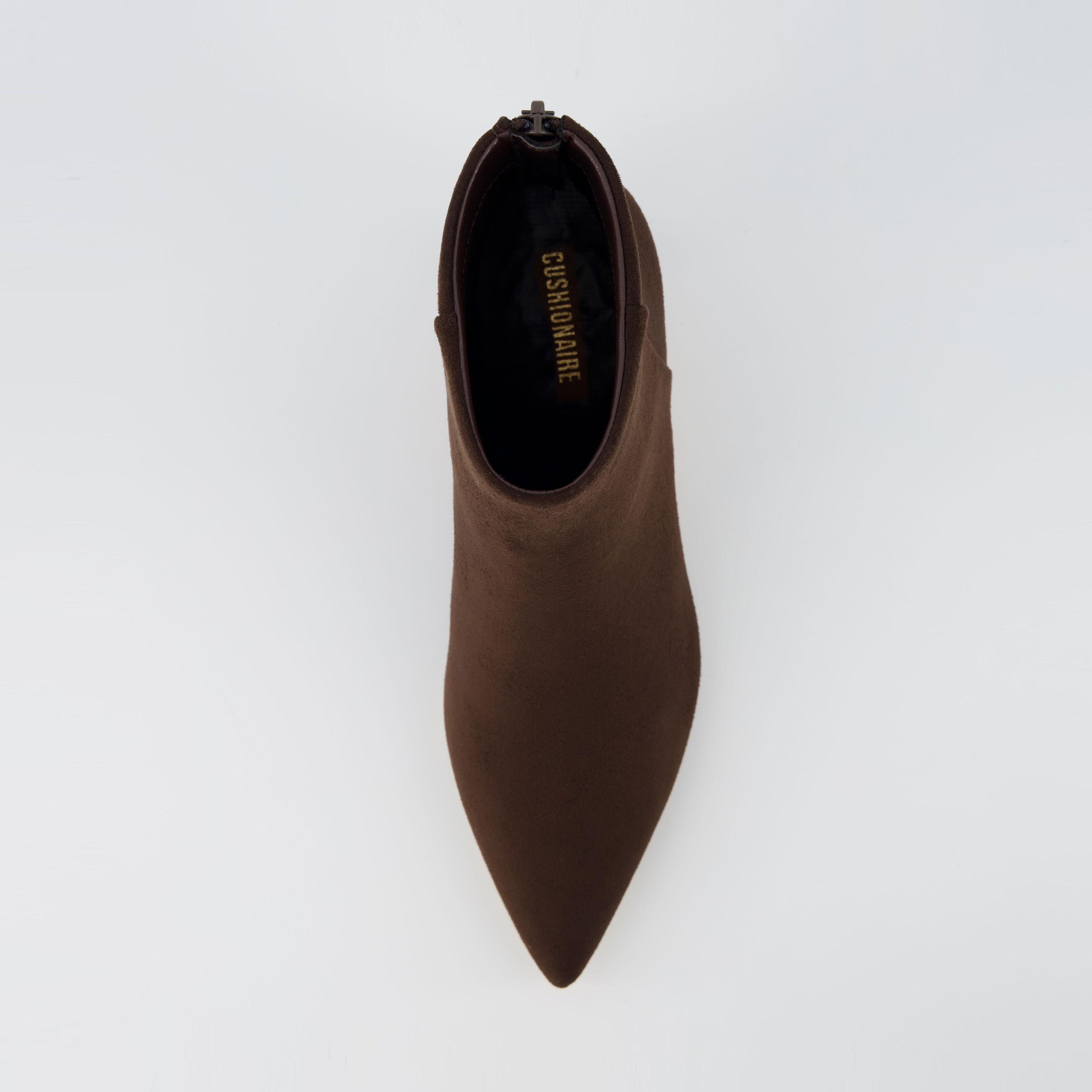 Barbie Kitten Heel Bootie Chocolate Suede
