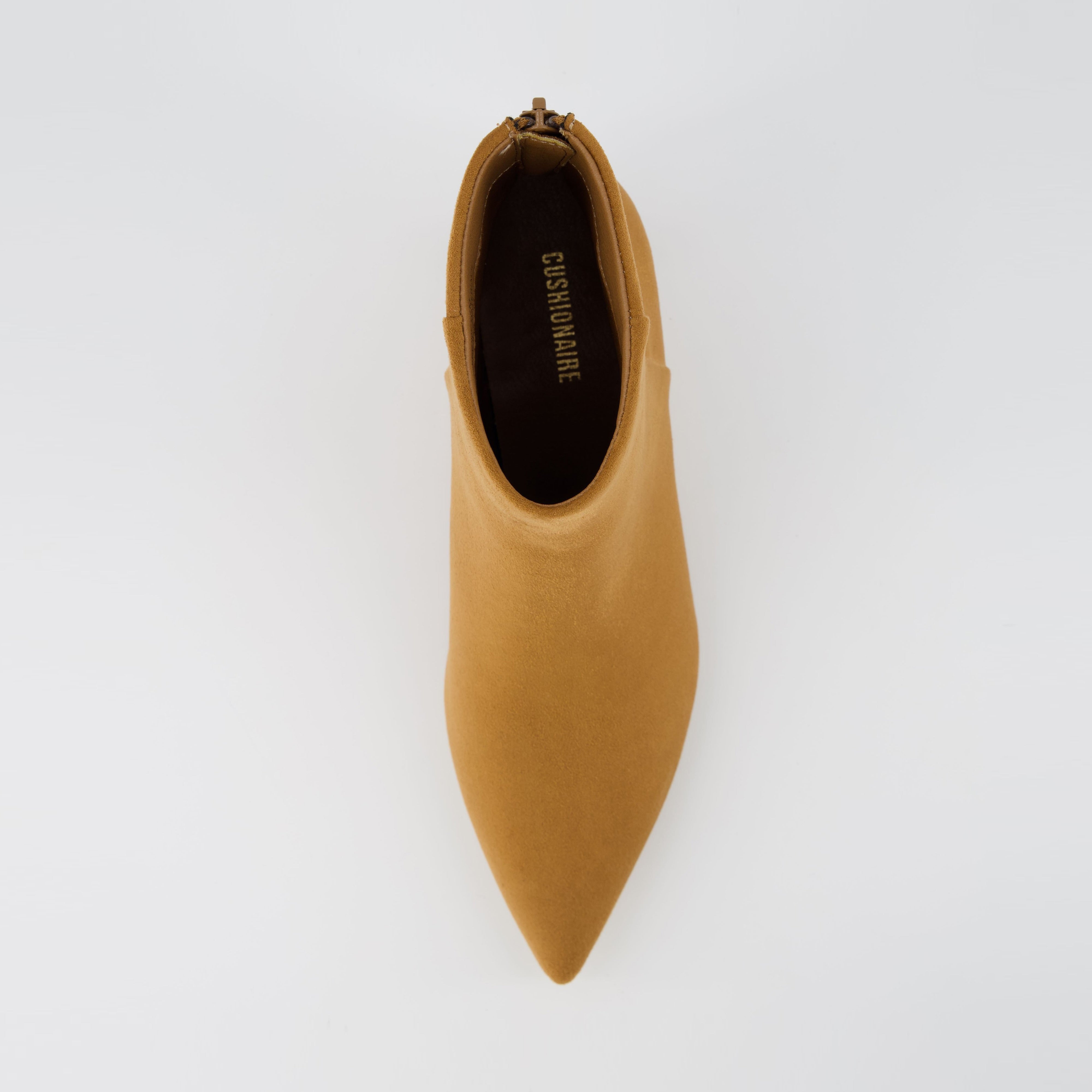 Barbie Kitten Heel Bootie Chestnut Suede