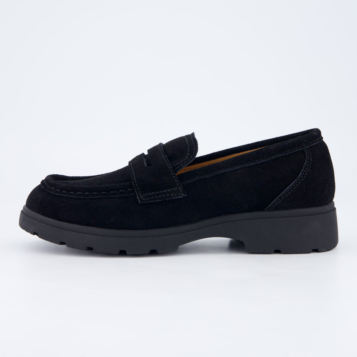 Bard Leather Penny Loafers Black