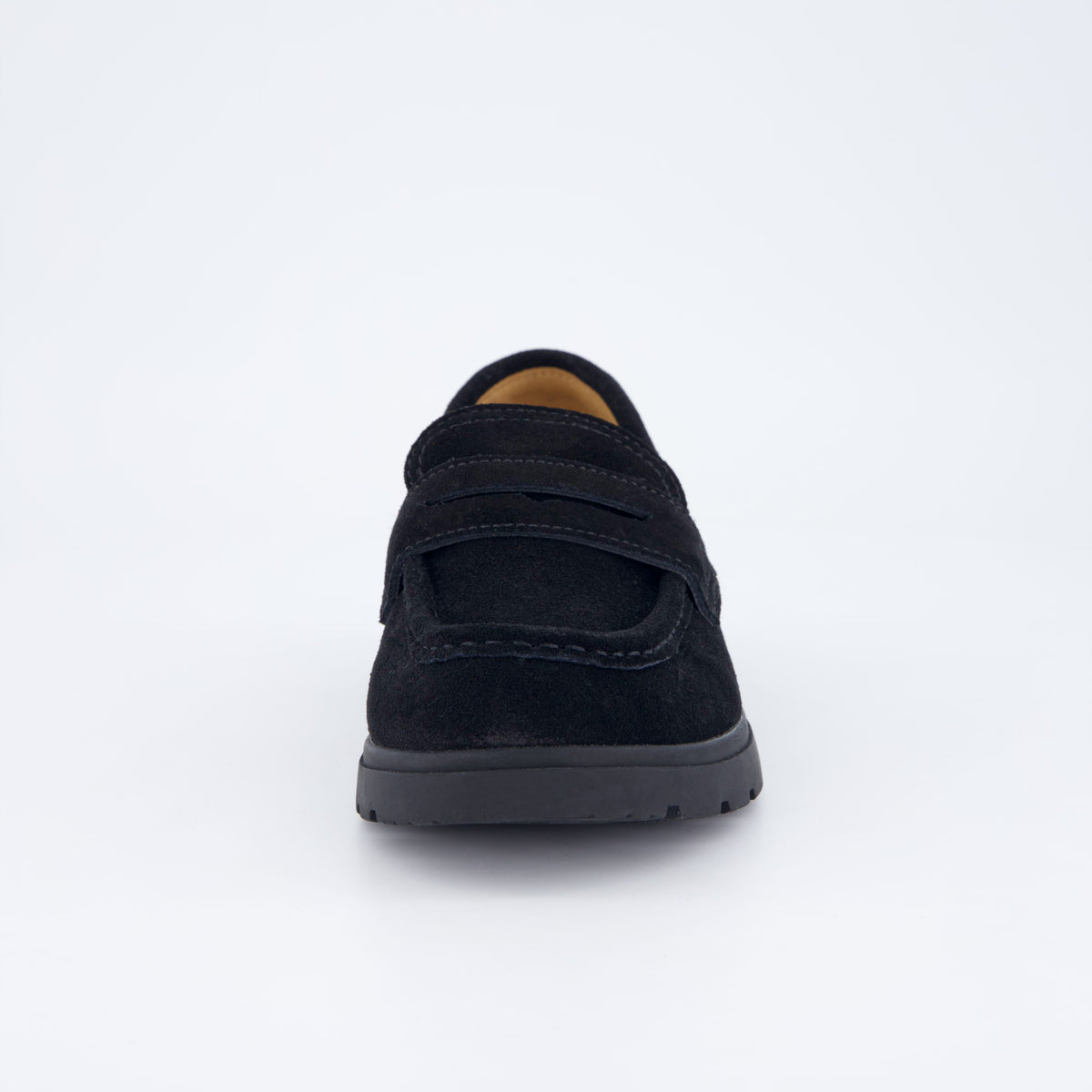Bard Leather Penny Loafers Black
