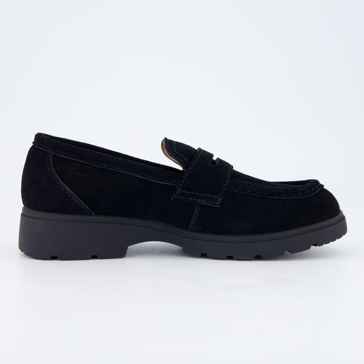 Bard Leather Penny Loafers Black