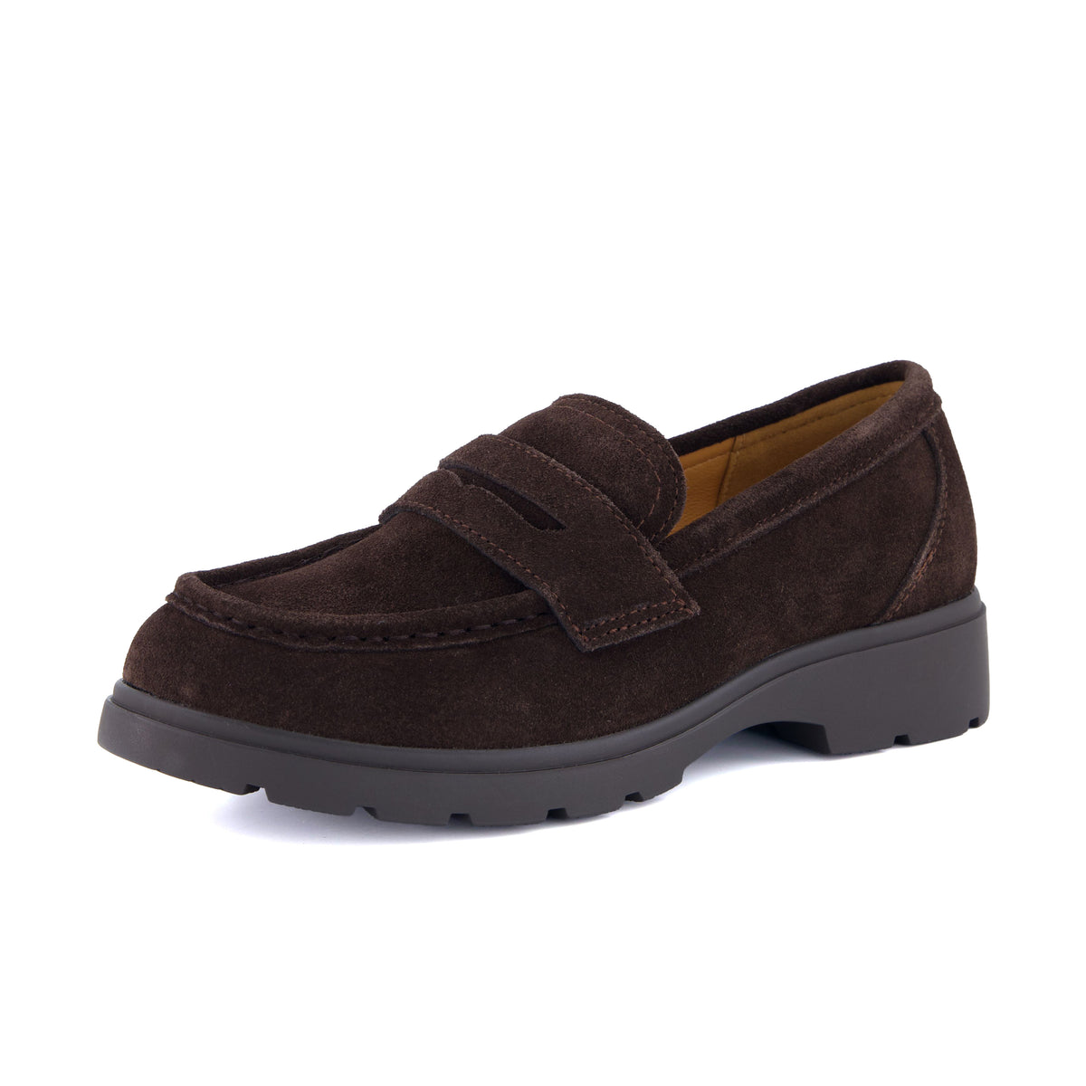 Bard Leather Penny Loafers Chocolate
