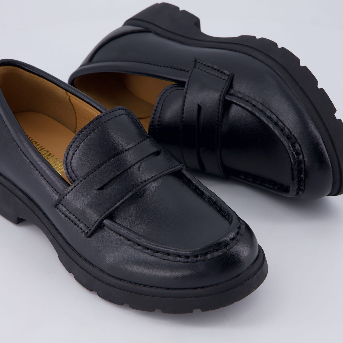 Bard Leather Penny Loafers