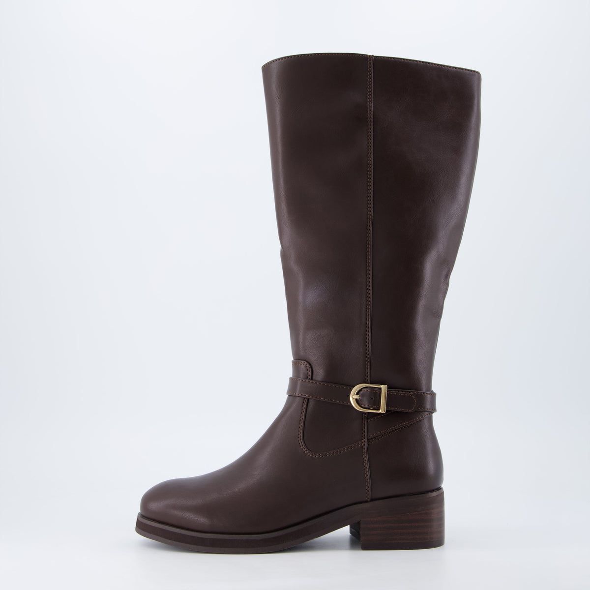 Baxter Knee High Boots Brown