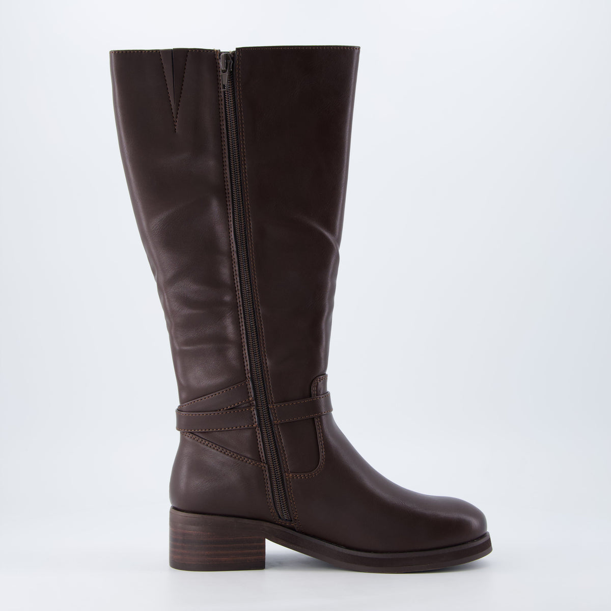 Baxter Knee High Boots Brown