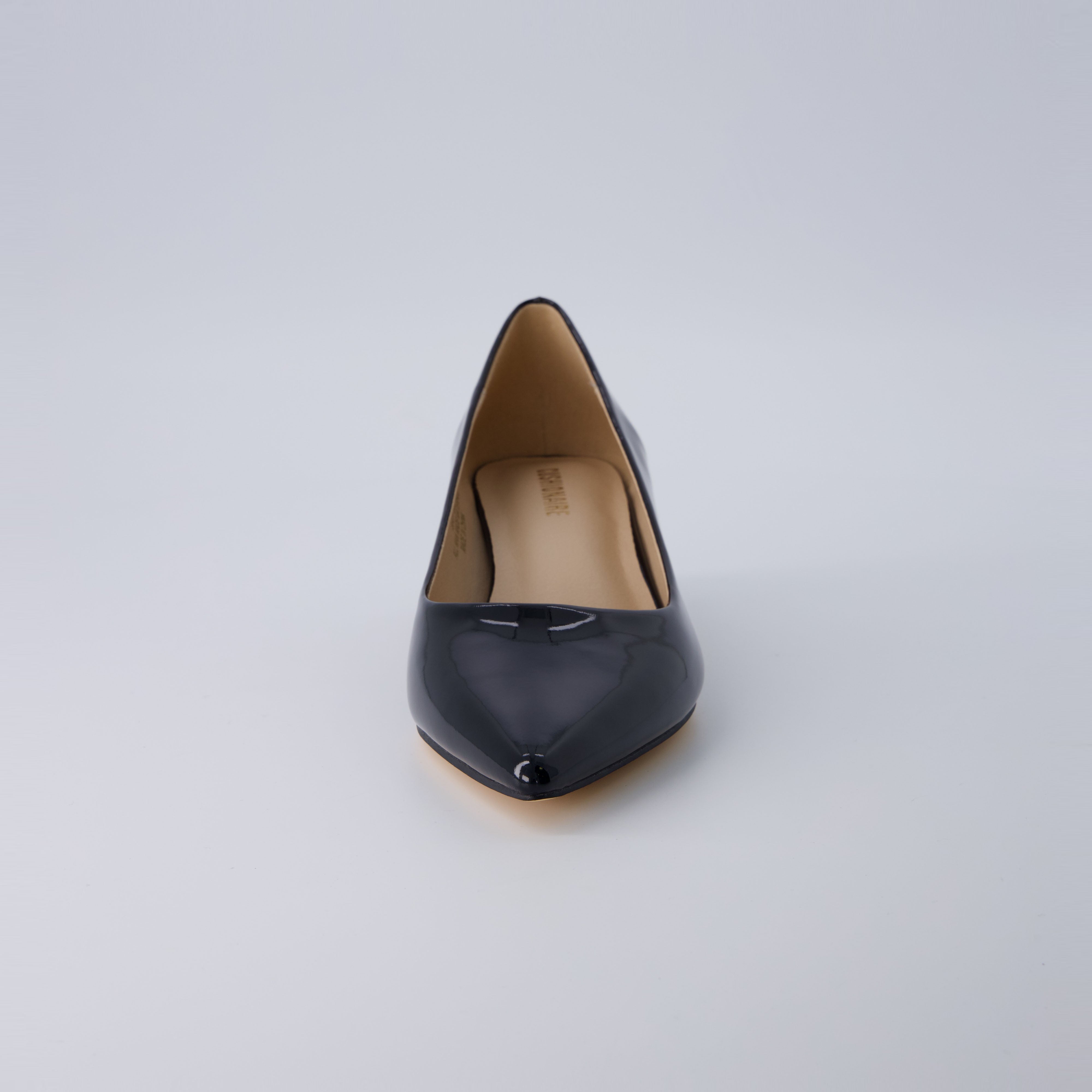 Bay Kitten Heel Pump Black Patent