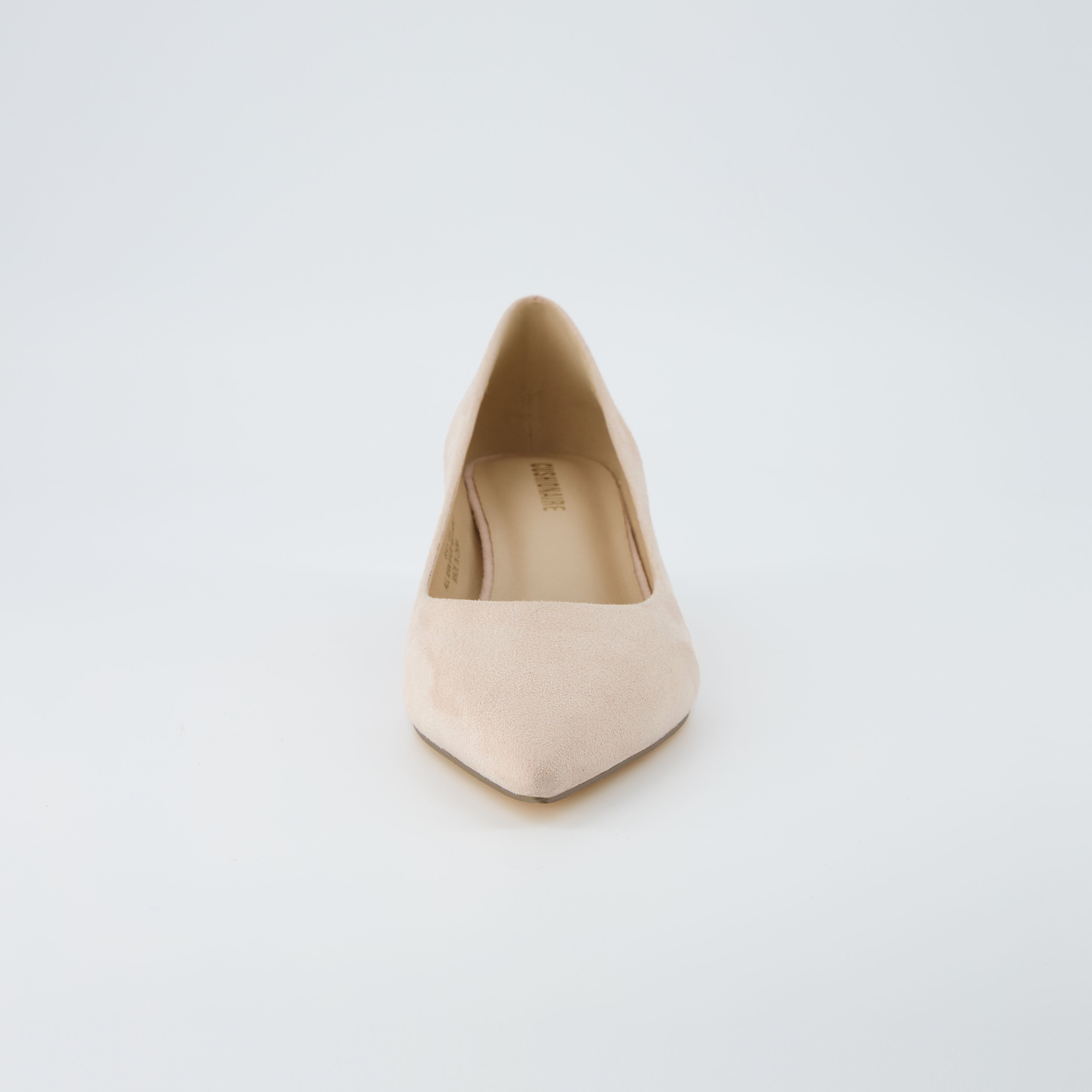 Bay Kitten Heel Pump Blush Suede