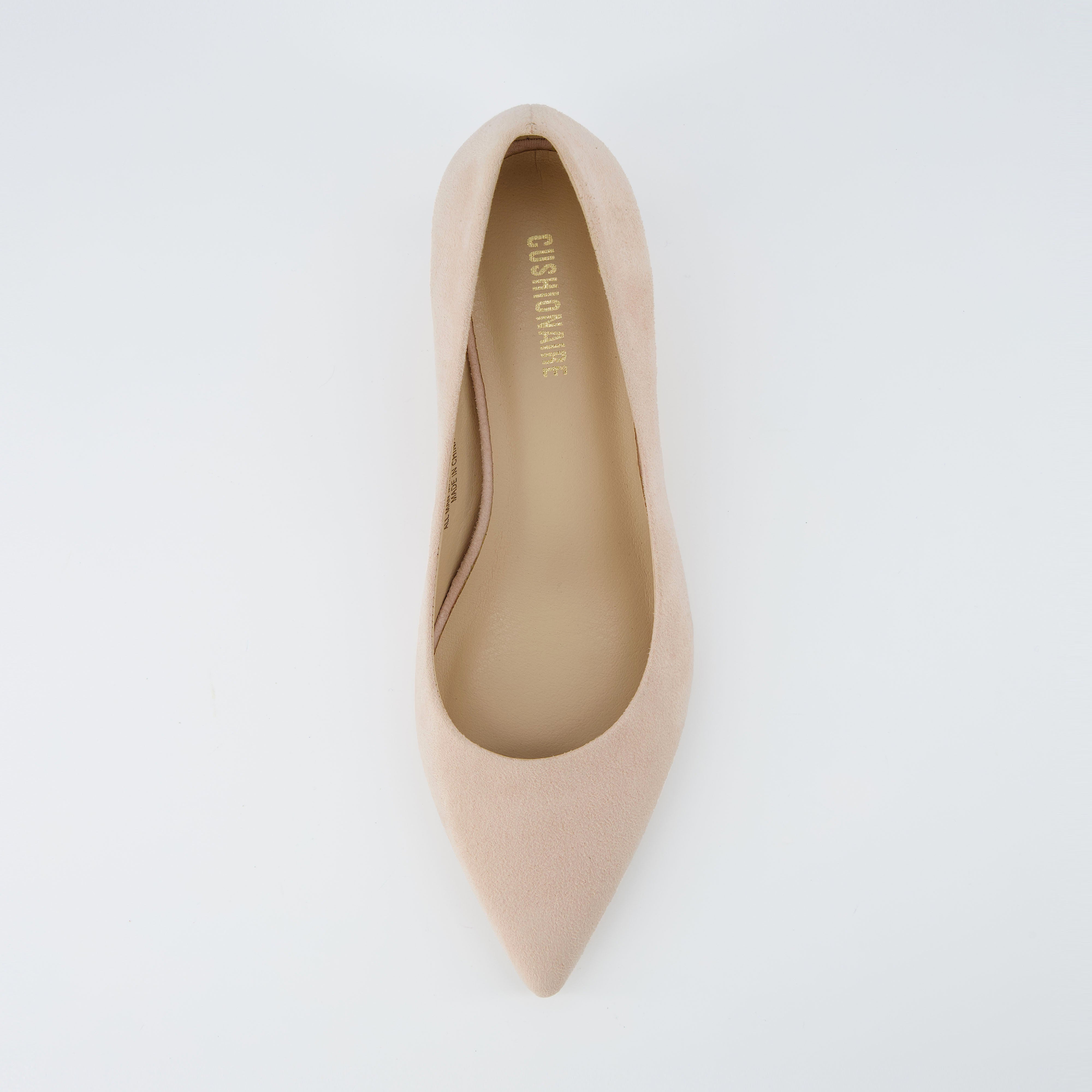 Bay Kitten Heel Pump Blush Suede