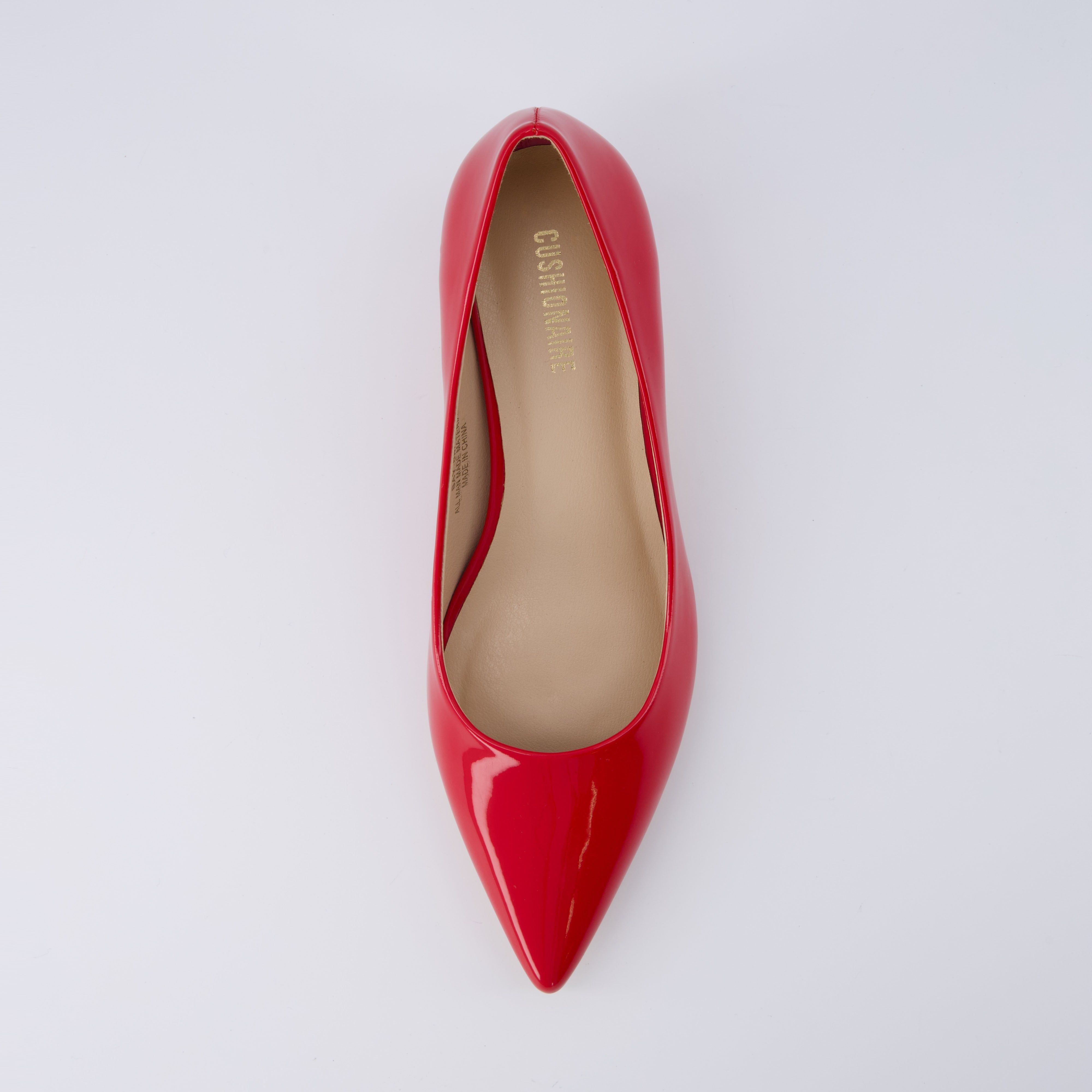 Bay Kitten Heel Pump Red Patent