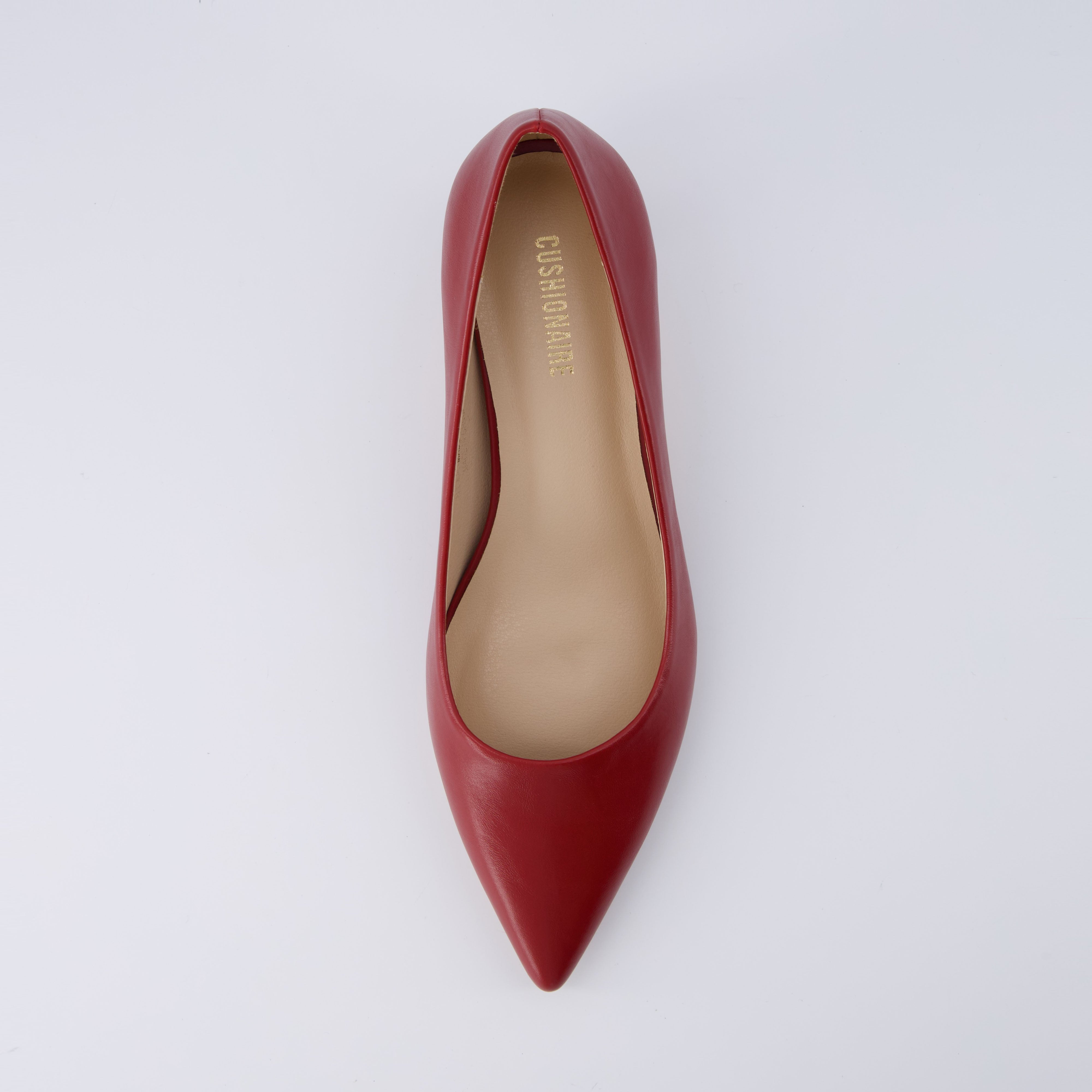 Bay Kitten Heel Pump Red