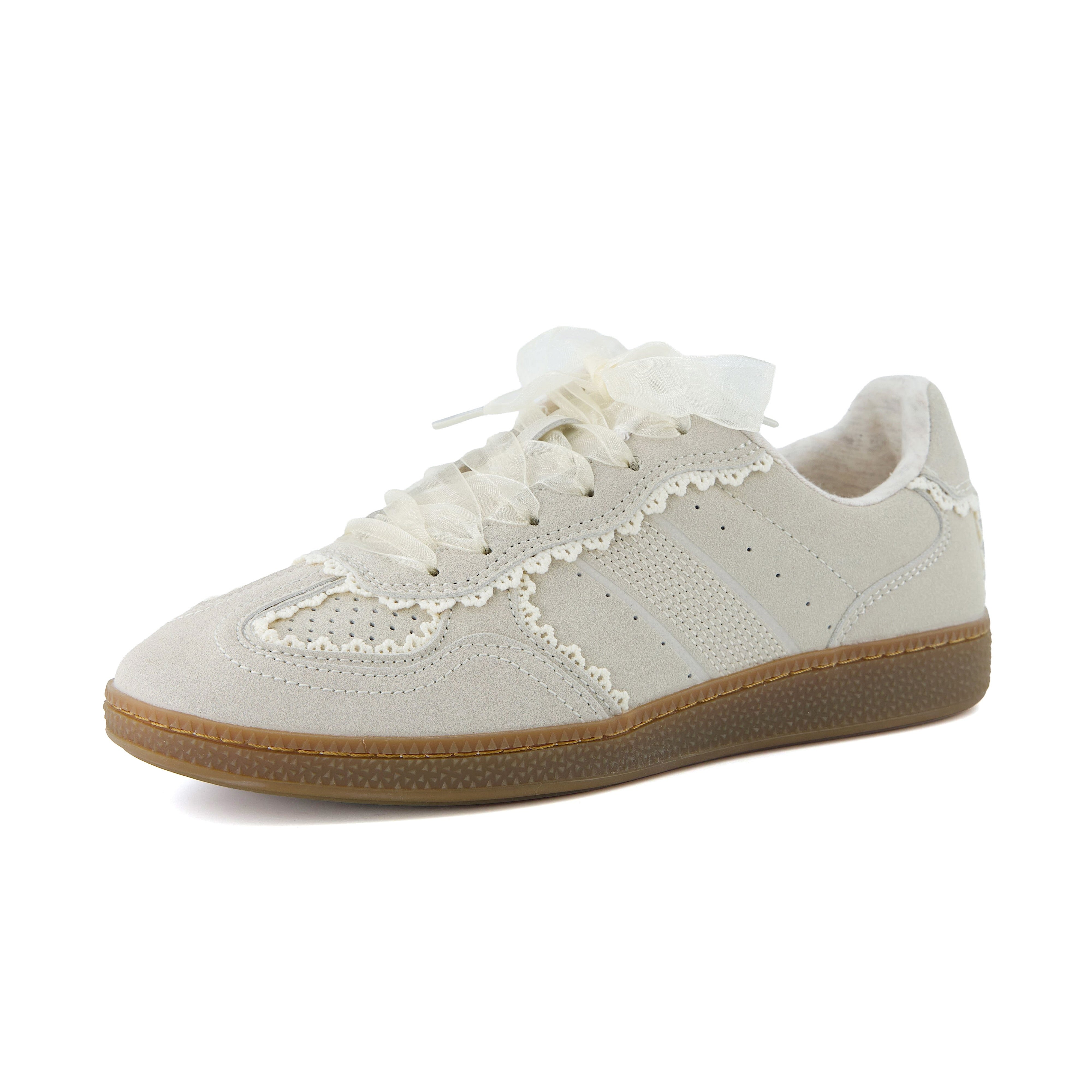 Belinda-K Lace Sneaker Ivory Medium