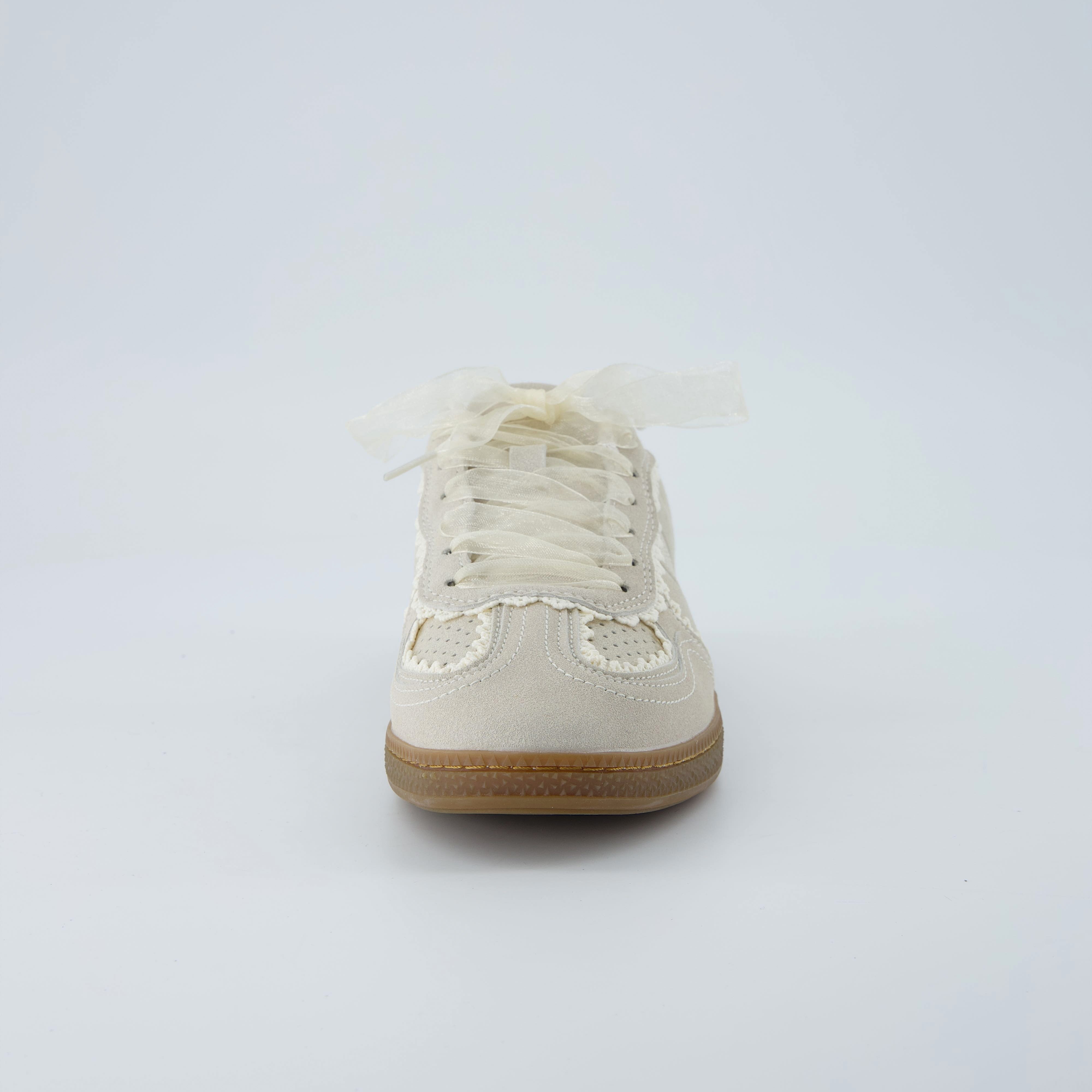 Belinda-K Lace Sneaker Ivory Medium