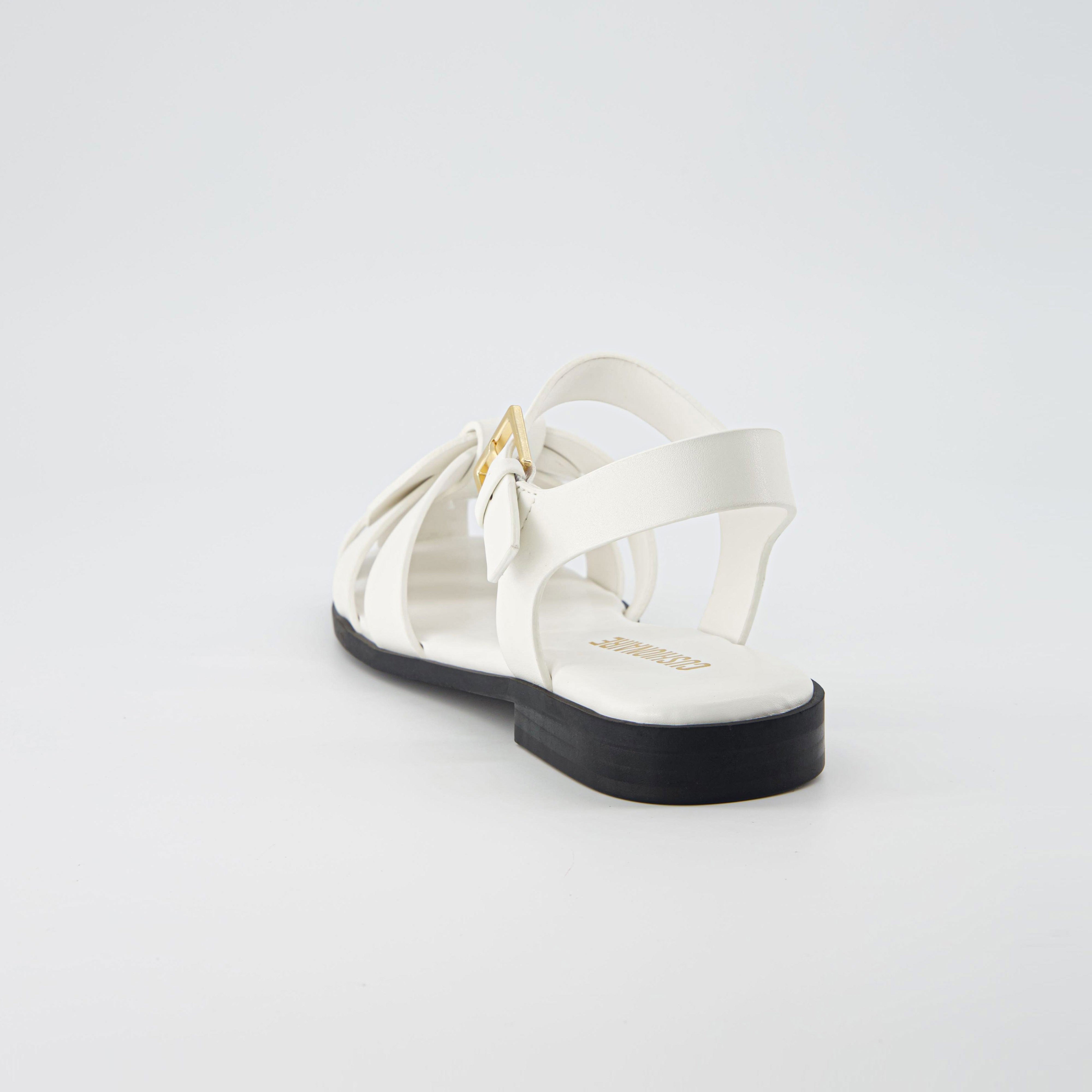 Benny Fisherman Sandal White