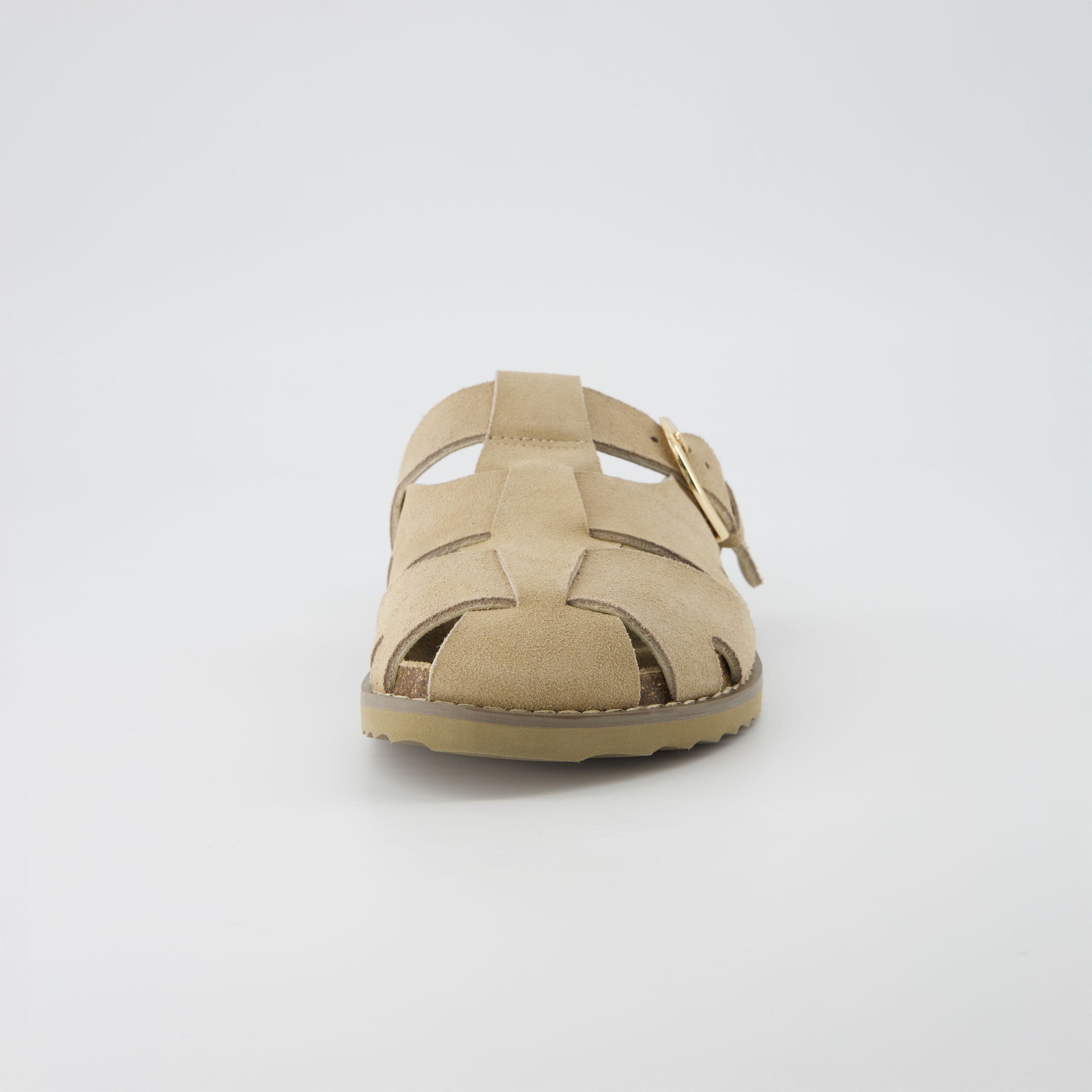 Benson Suede Clogs Biscuit