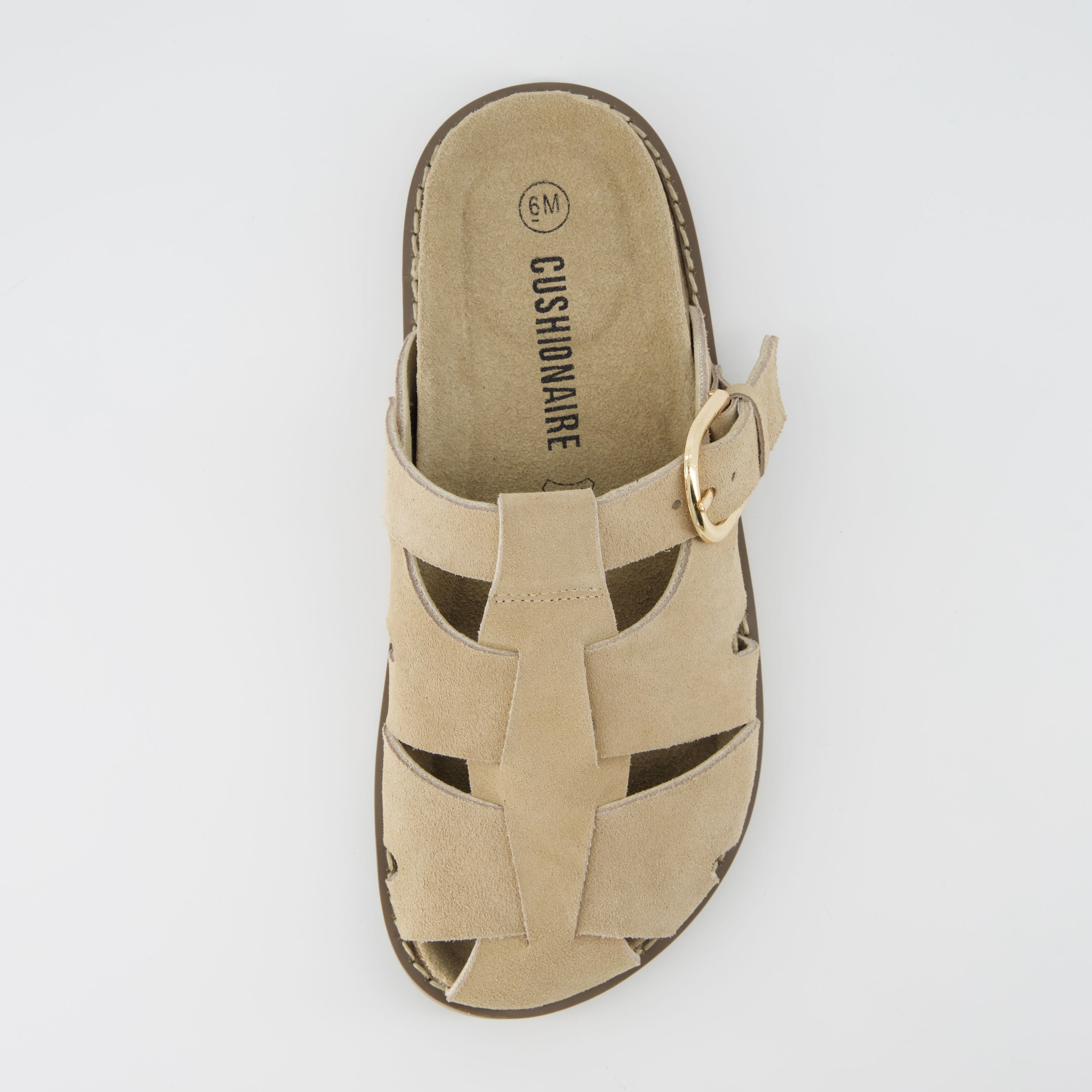 Benson Suede Clogs Biscuit