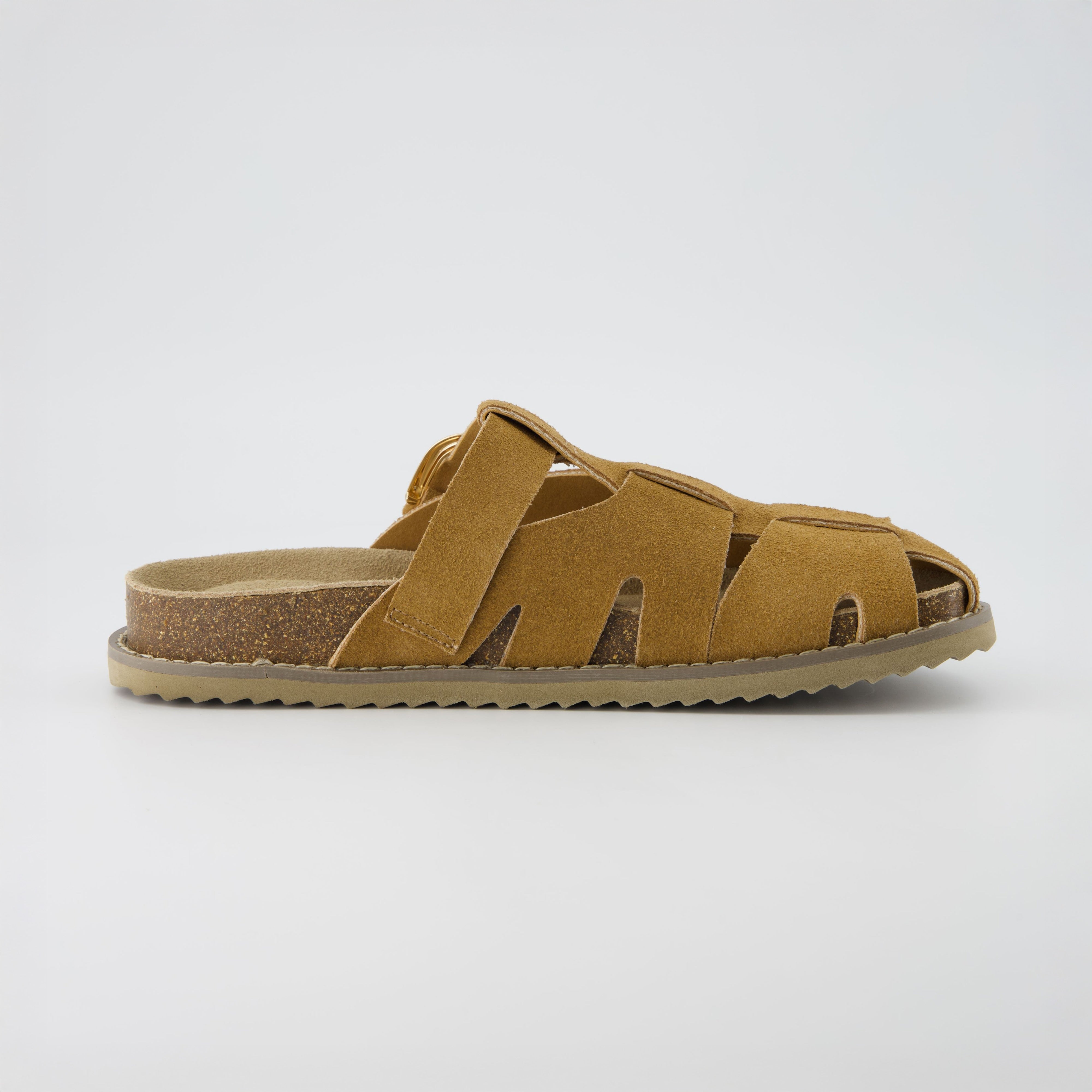 Benson Suede Clogs Black