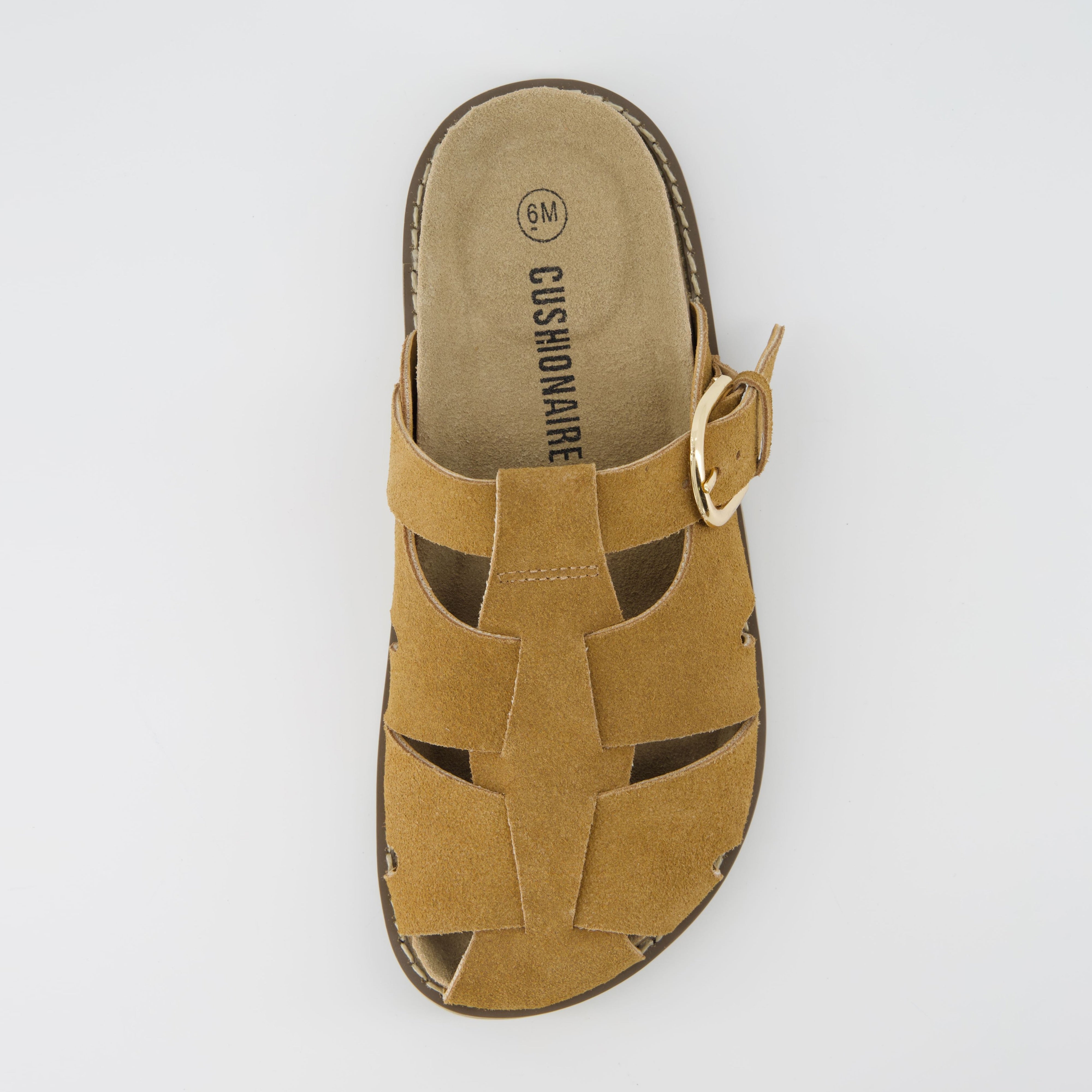 Benson Suede Clogs Chestnut