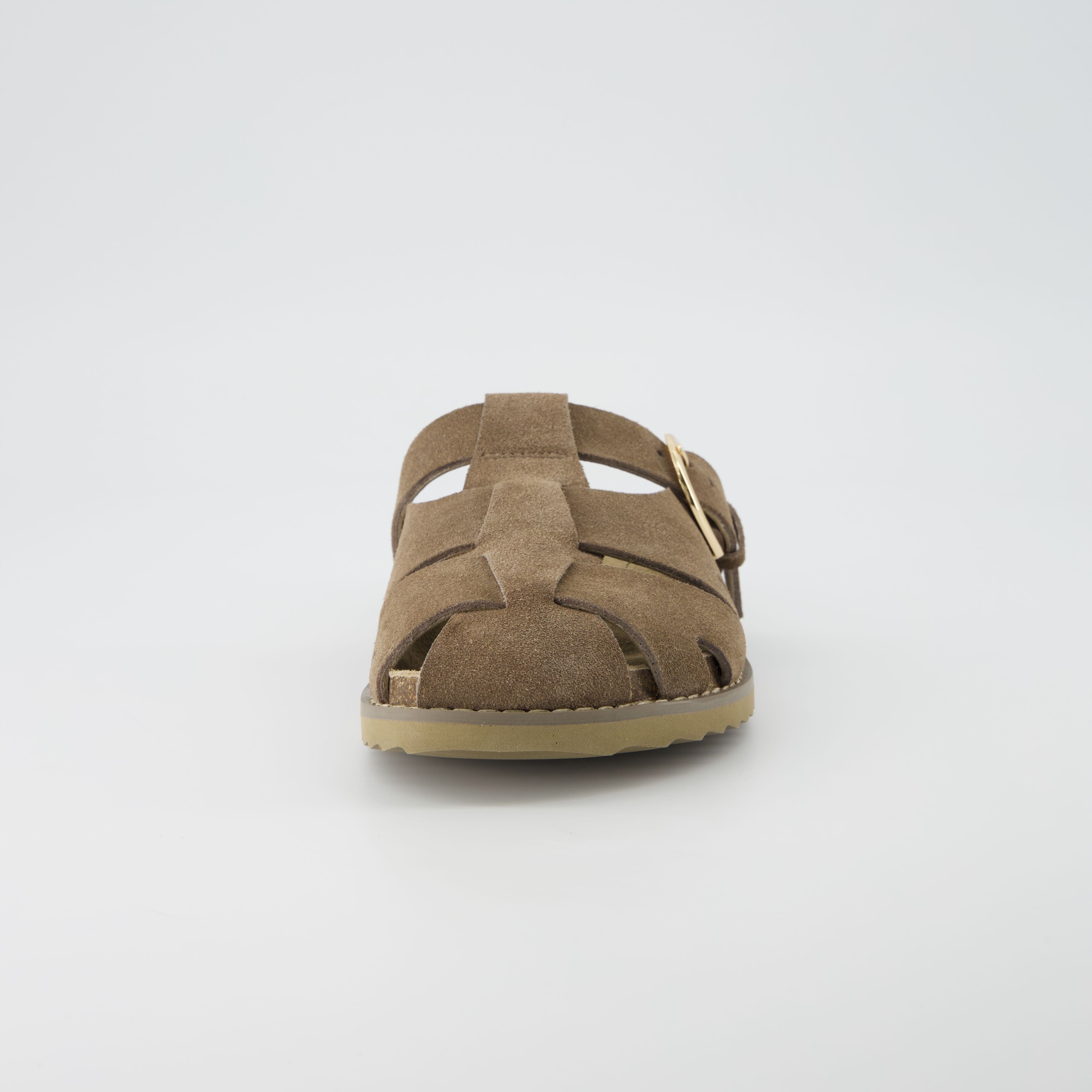 Benson Suede Clogs Black