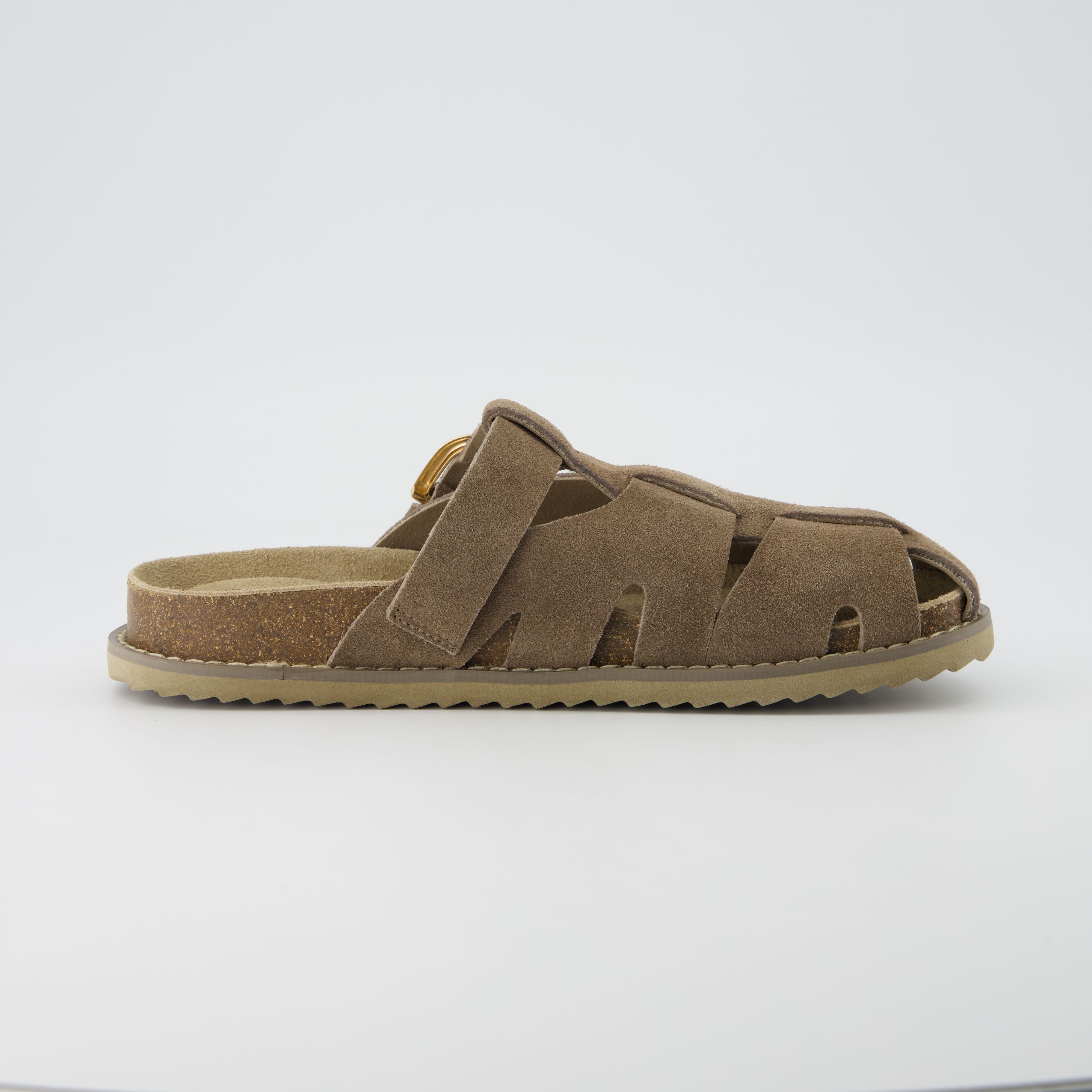 Benson Suede Clogs Black