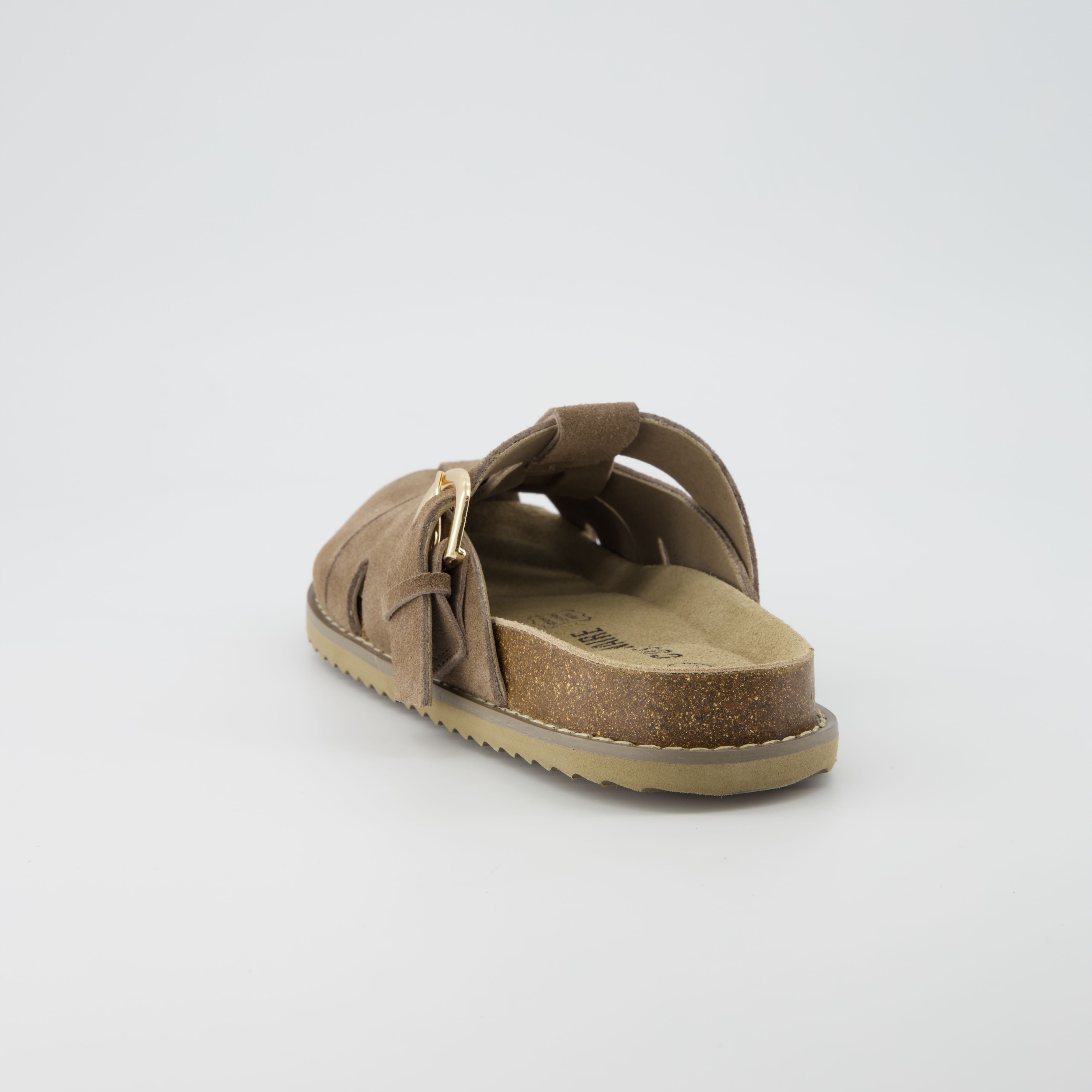 Benson Suede Clogs Black
