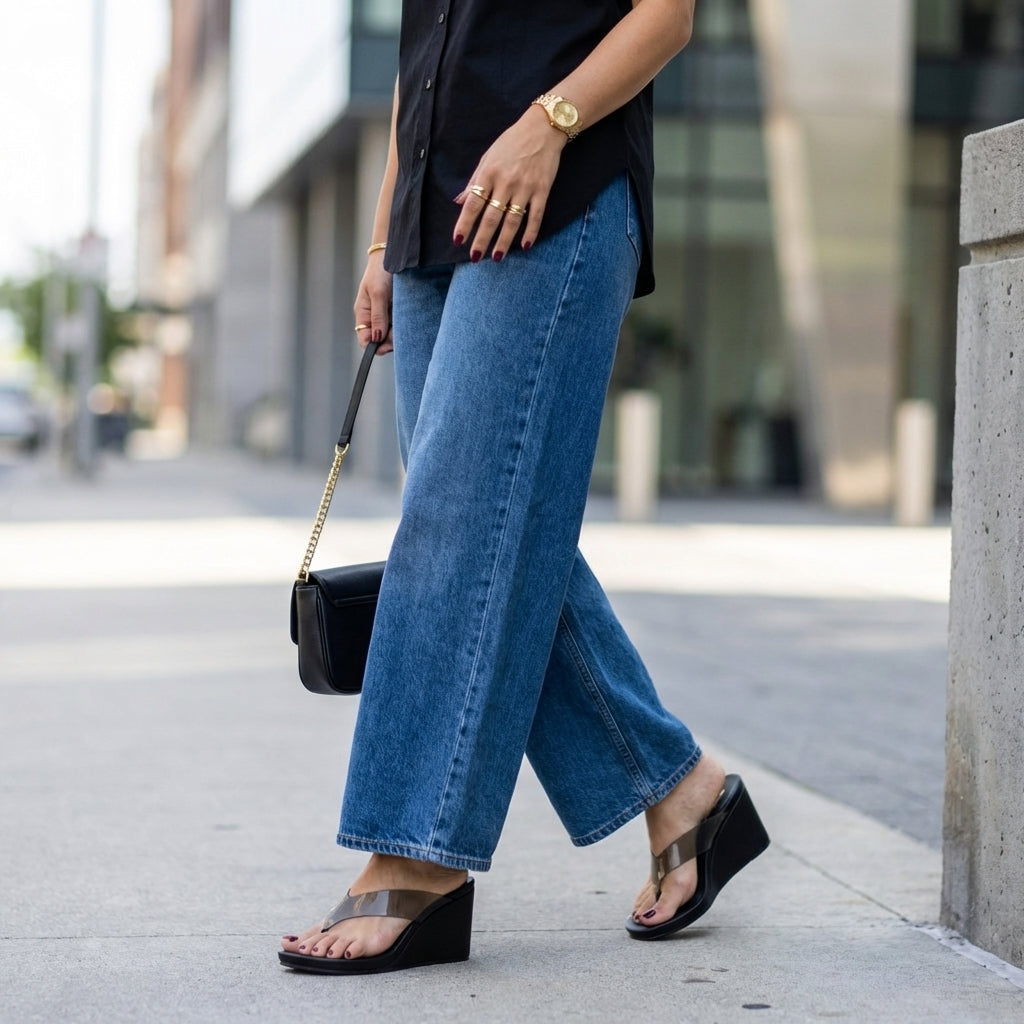 Bera Platform Sandals Black