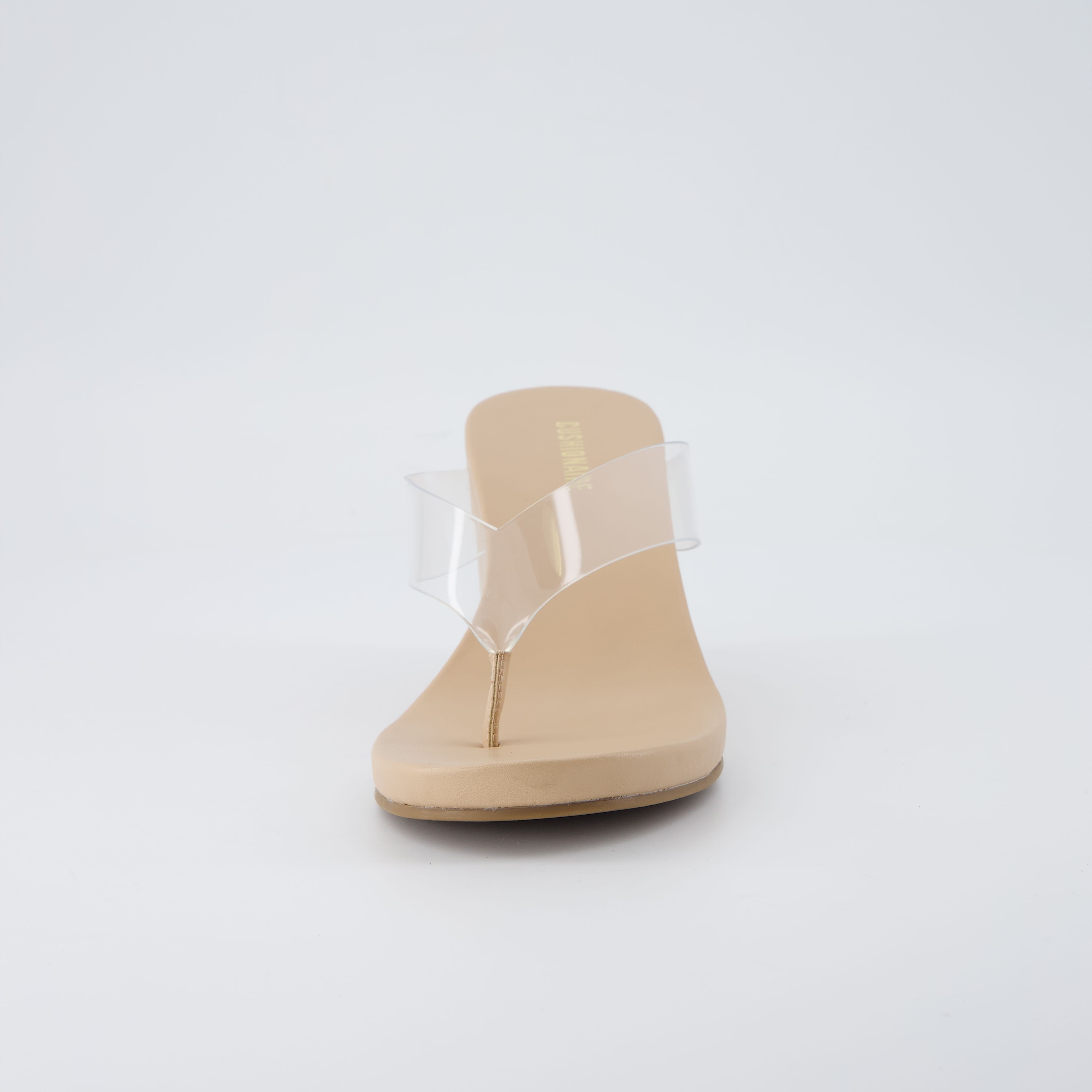 Bera Platform Sandals Clear
