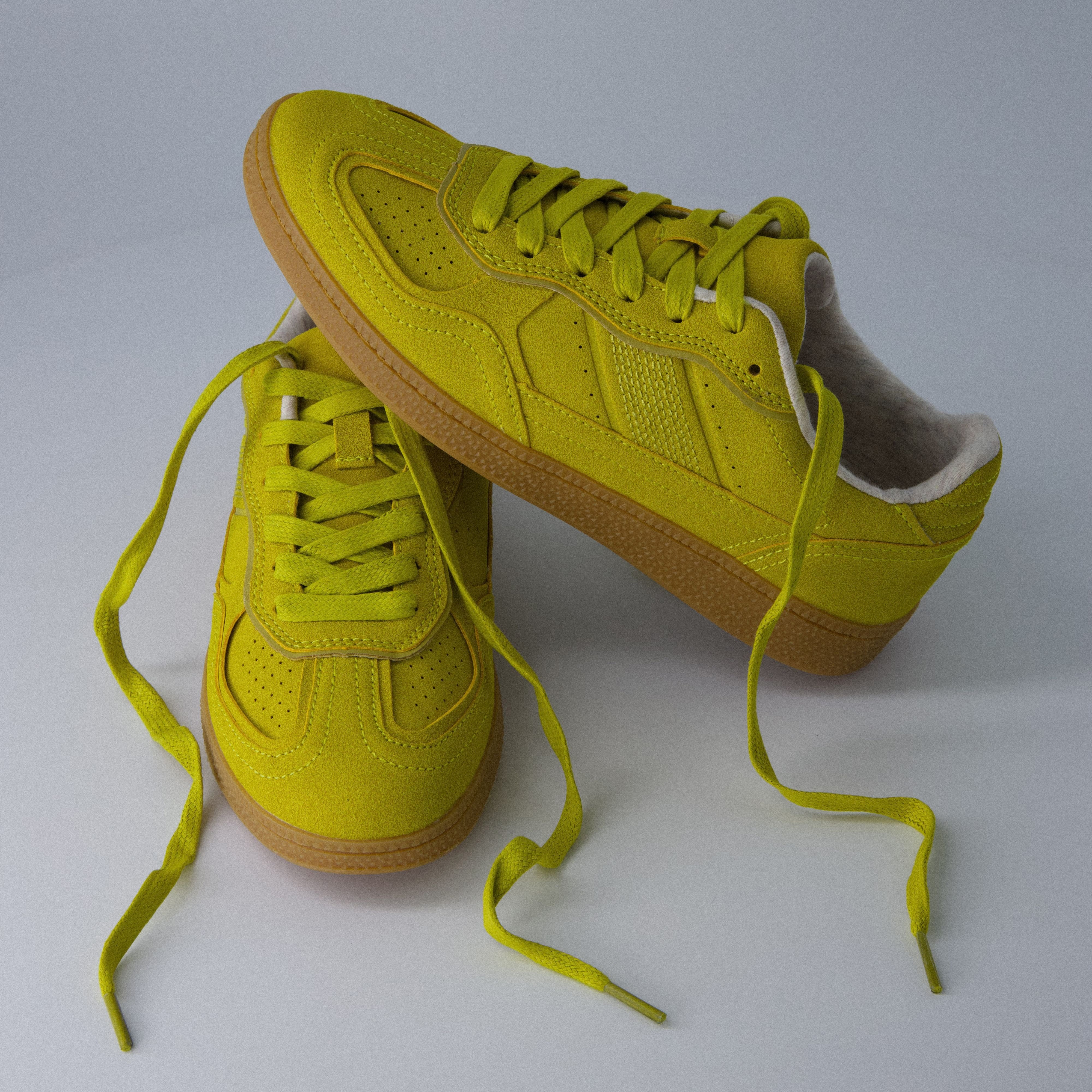 Bettina Retro Sneaker Lime