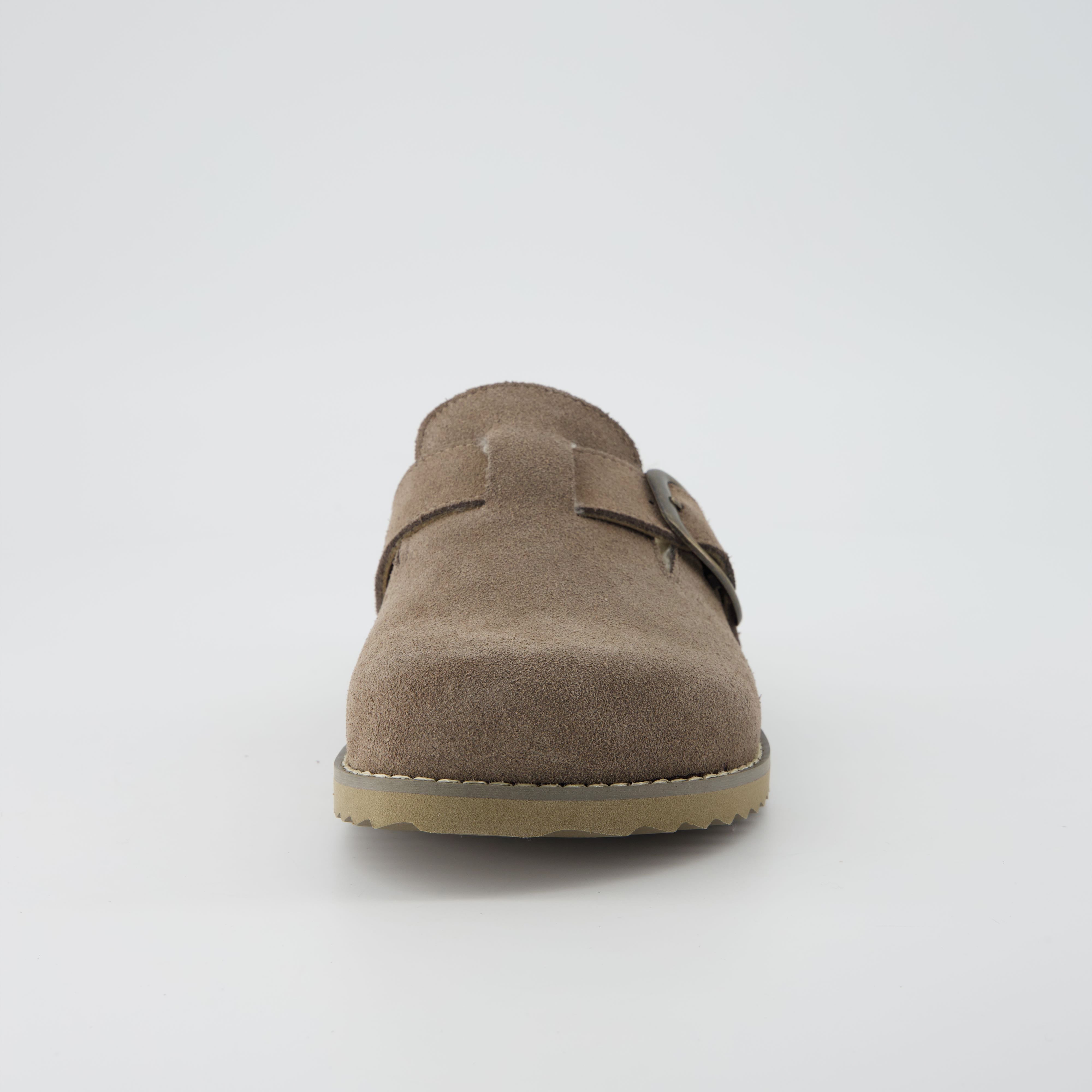 Blain Fur Genuine Suede Clogs