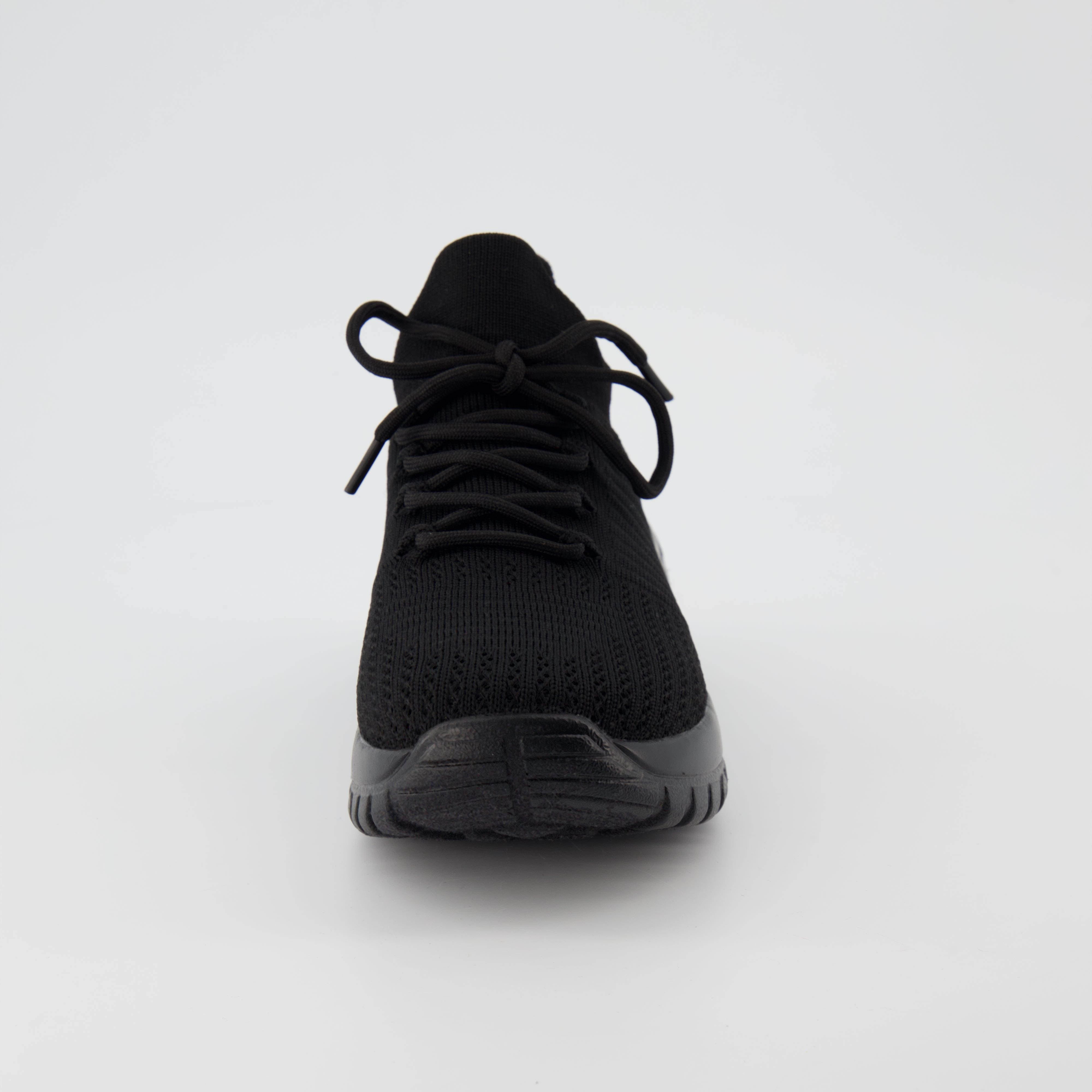 Blaze Knit Trainer Black Black