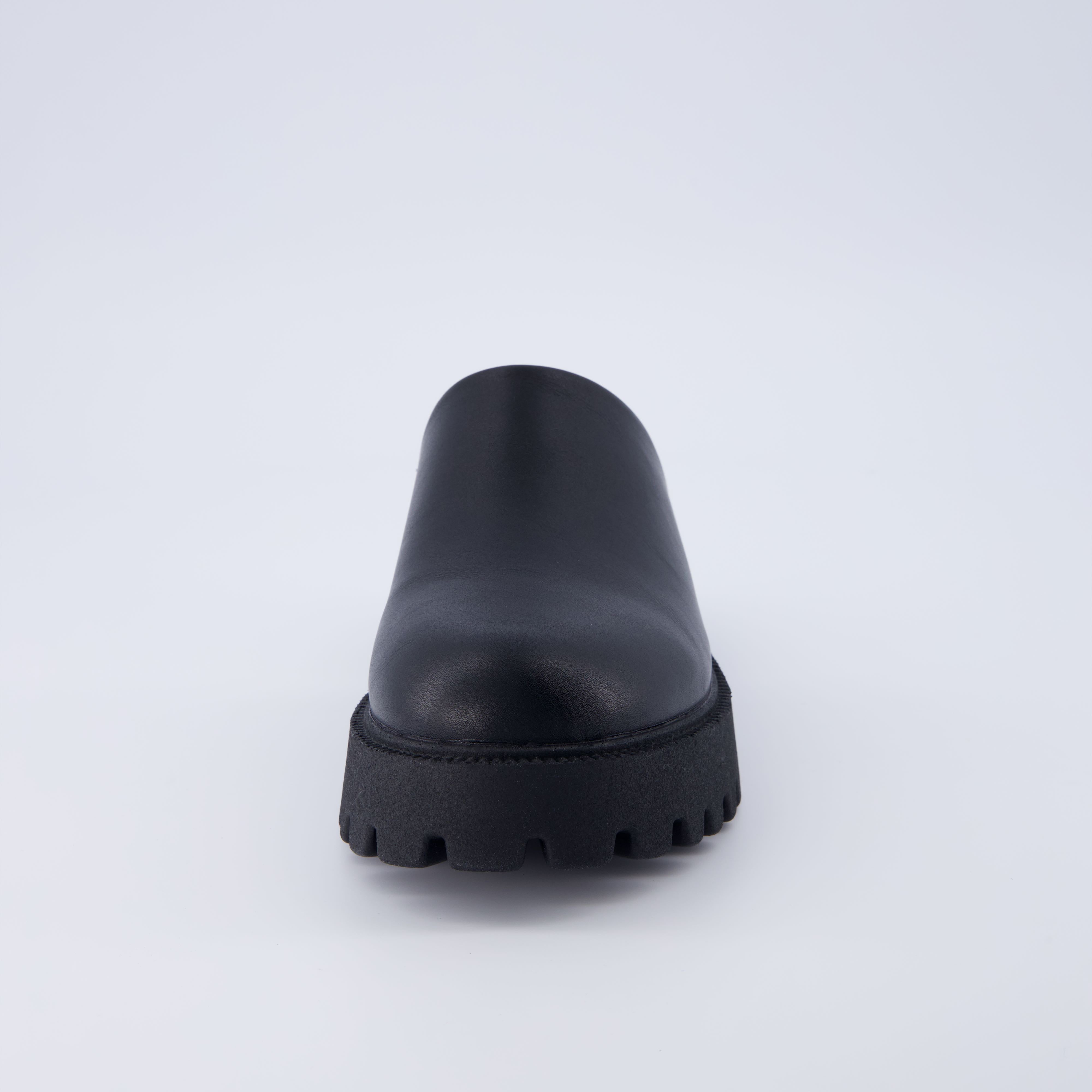 Bolt Slip On Lug Mule Black